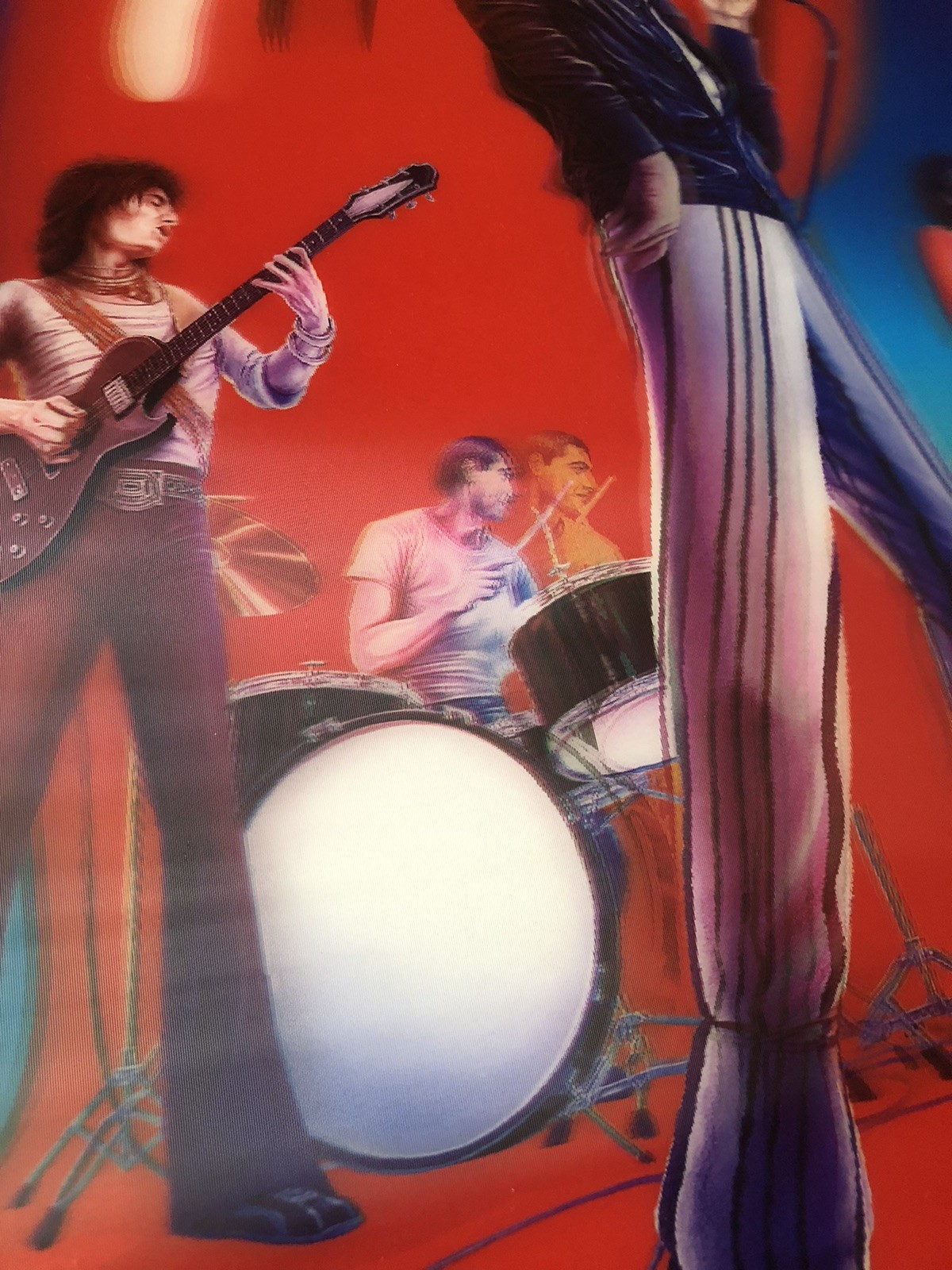 Rolling Stones 3D Lenticular poster 68/100 RARE! Hologram Certified. LOOK