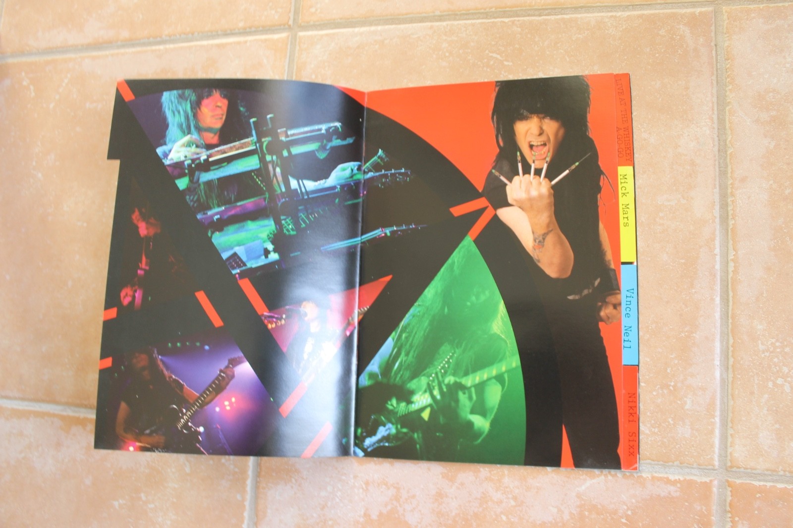 Nikki Sixx Autographed Signed Motley Crue Dr. Feelgood ’89 Tour Program The Dirt