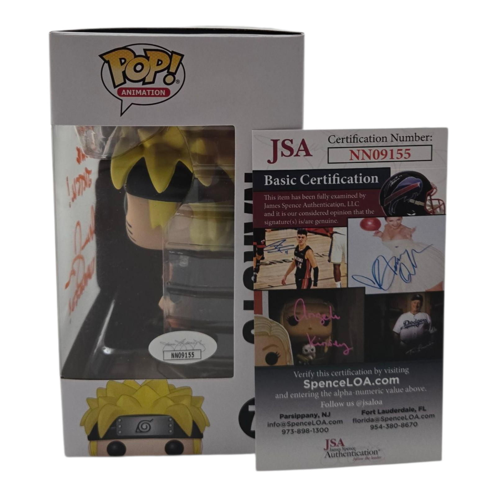 Maile Flanigan Naruto Signed Funko Pop Anime Autograph Boruto #181 JSA COA 155