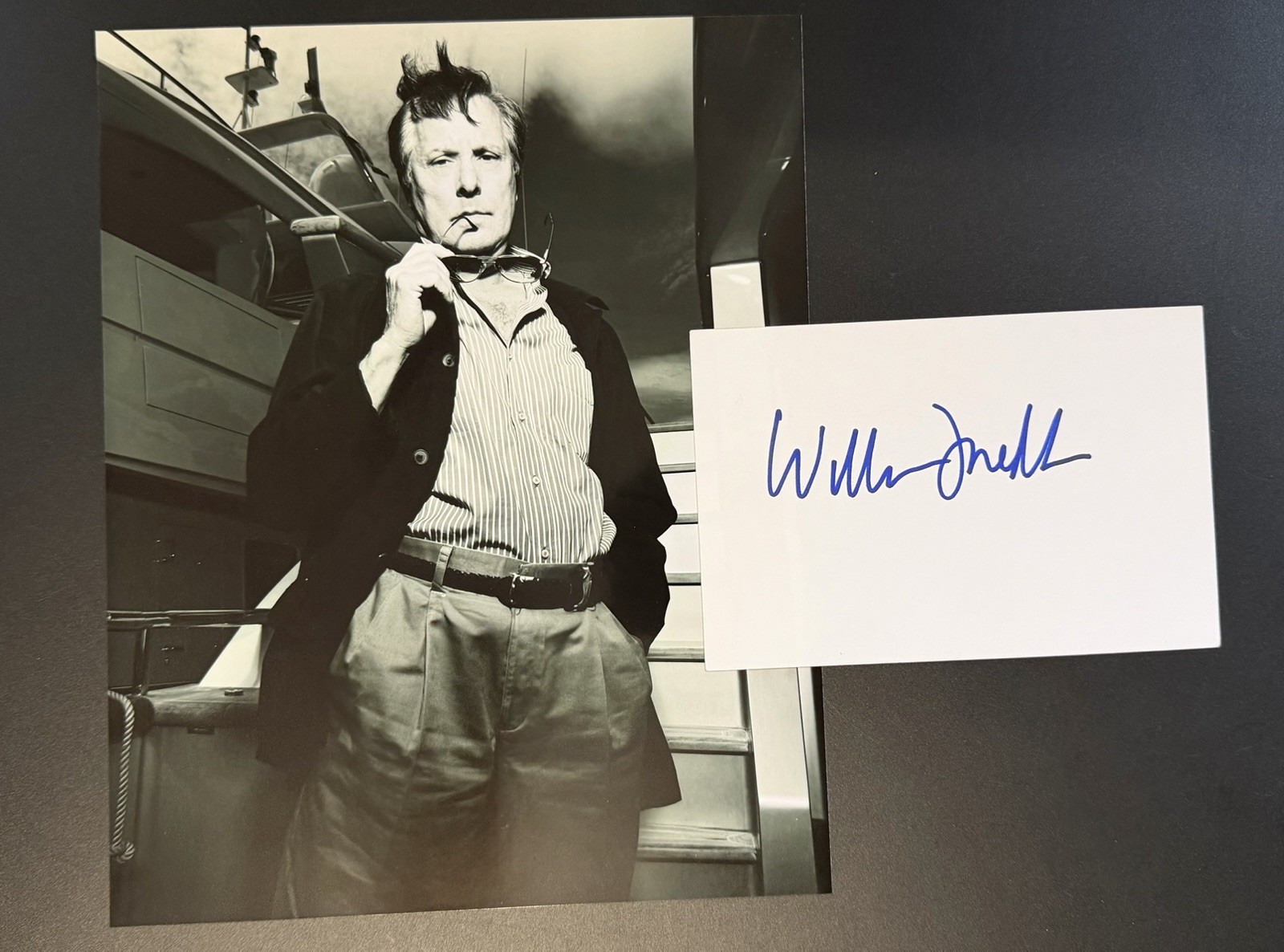 William Friedkin Signed Autograph Page Cut + 8×10 Exorcist Director