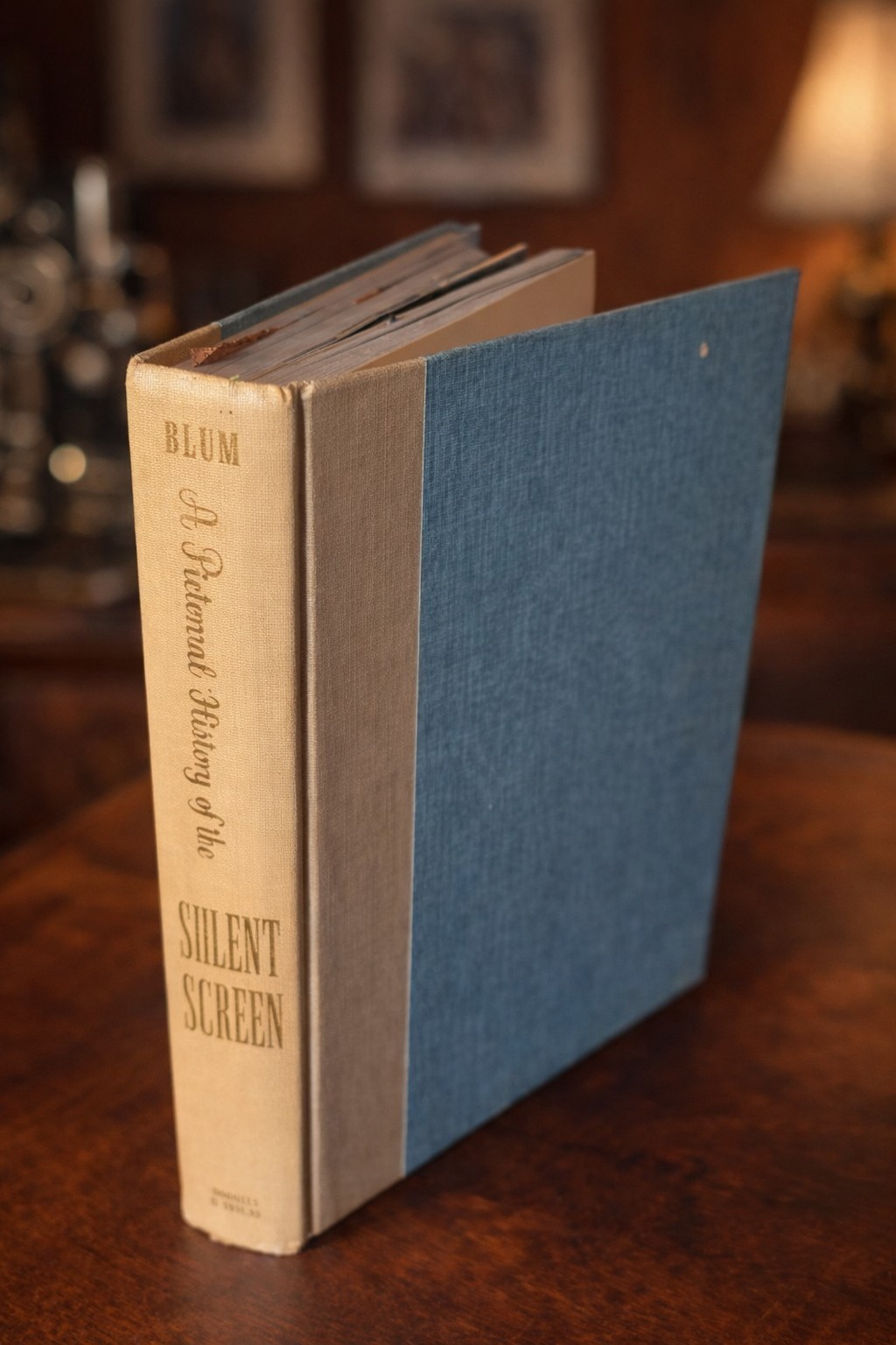 1953 Daniel Blum Pictorial History Silent Screen Hollywood Film Stars Photo Book