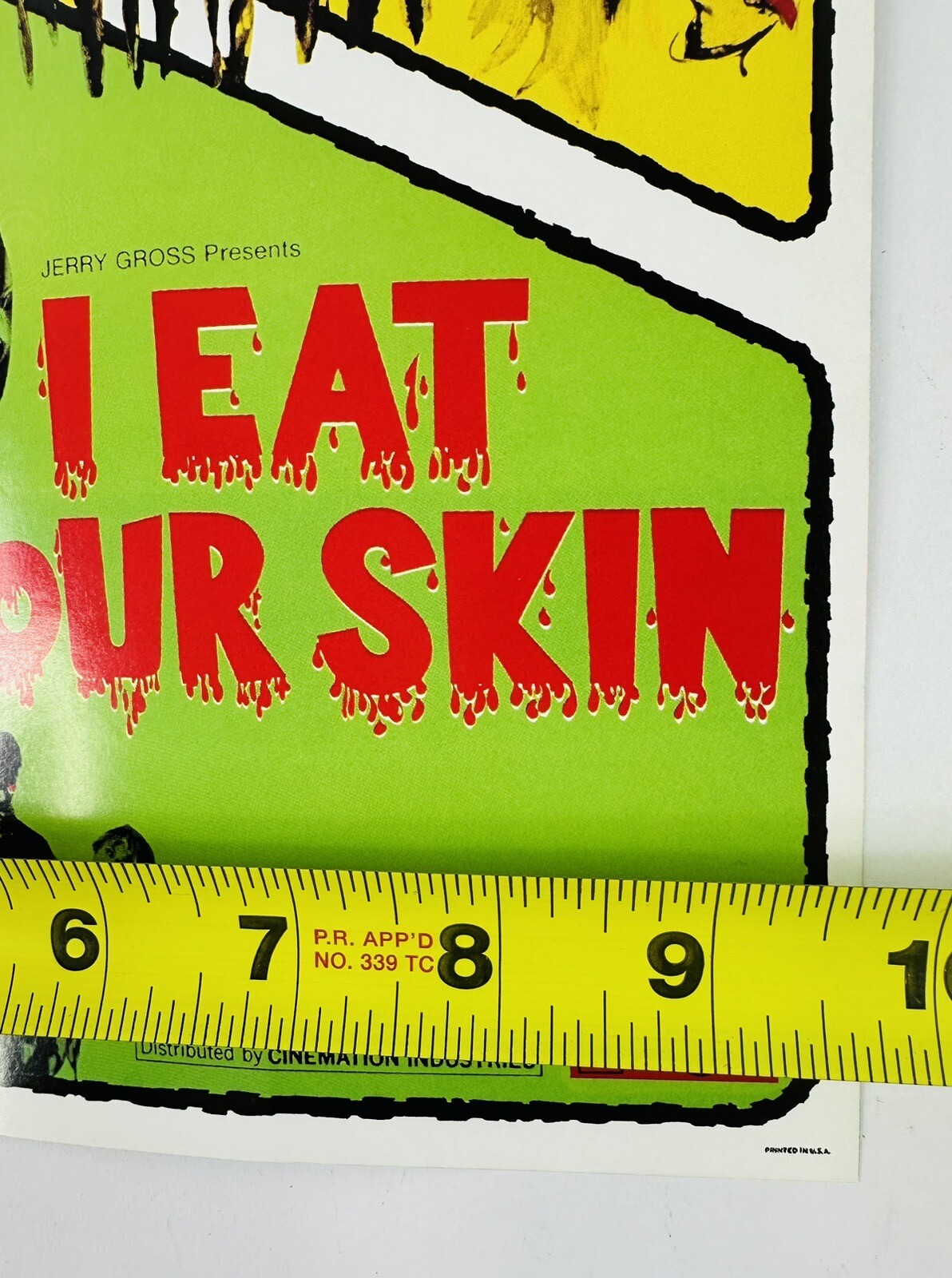 I Drink Your Blood I Eat Your Skin Horror Movie Insert Mini Poster 10″x14″