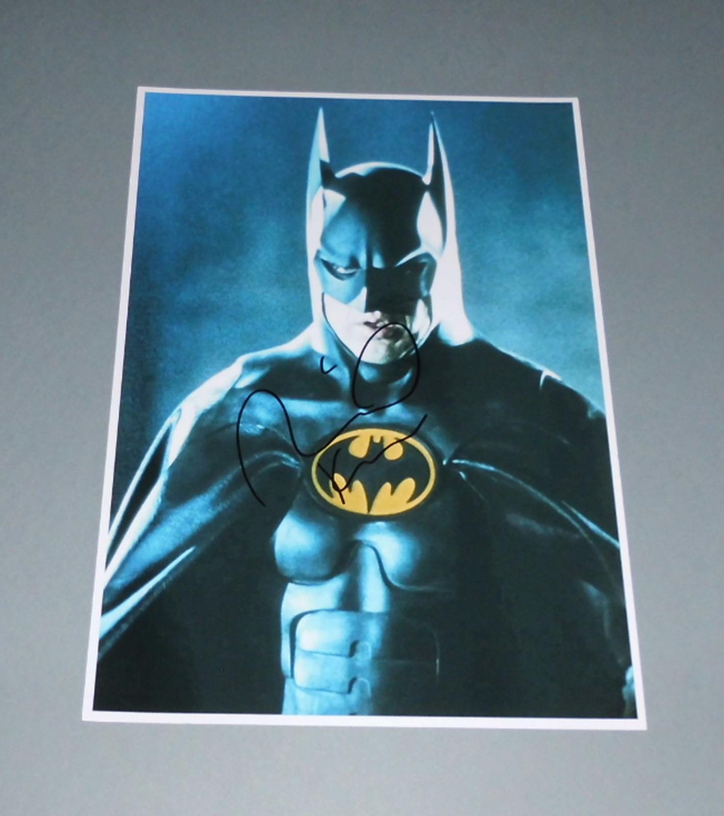 Michael Keaton Signed Autograph 12×8 Batman Photo