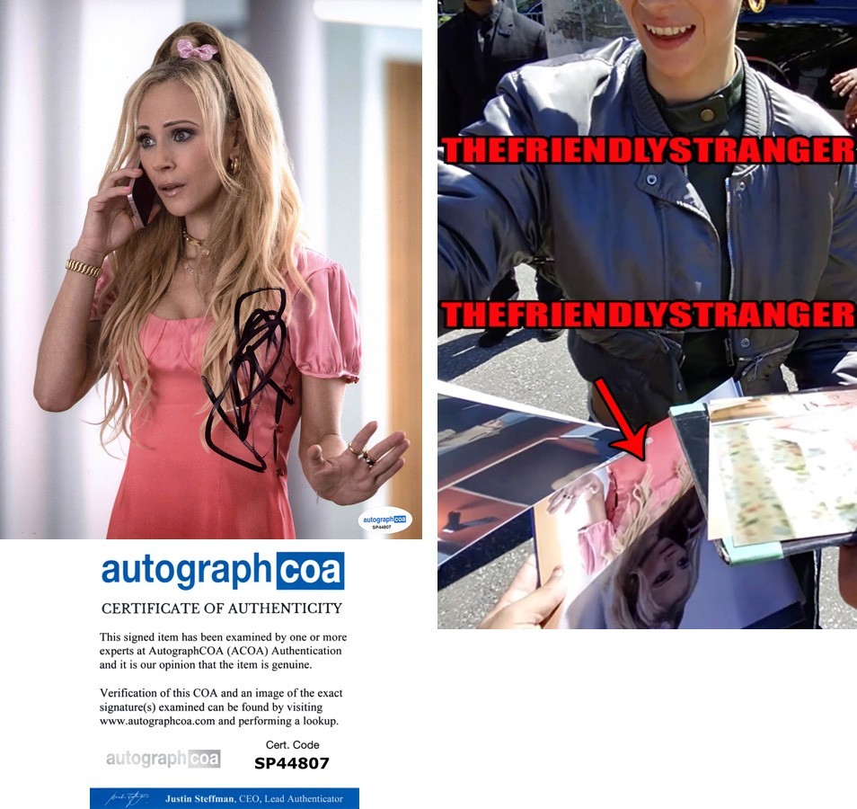 Juno Temple signed “TED LASSO” 8×10 Photo EXACT PROOF a Keeley Jones ACOA COA
