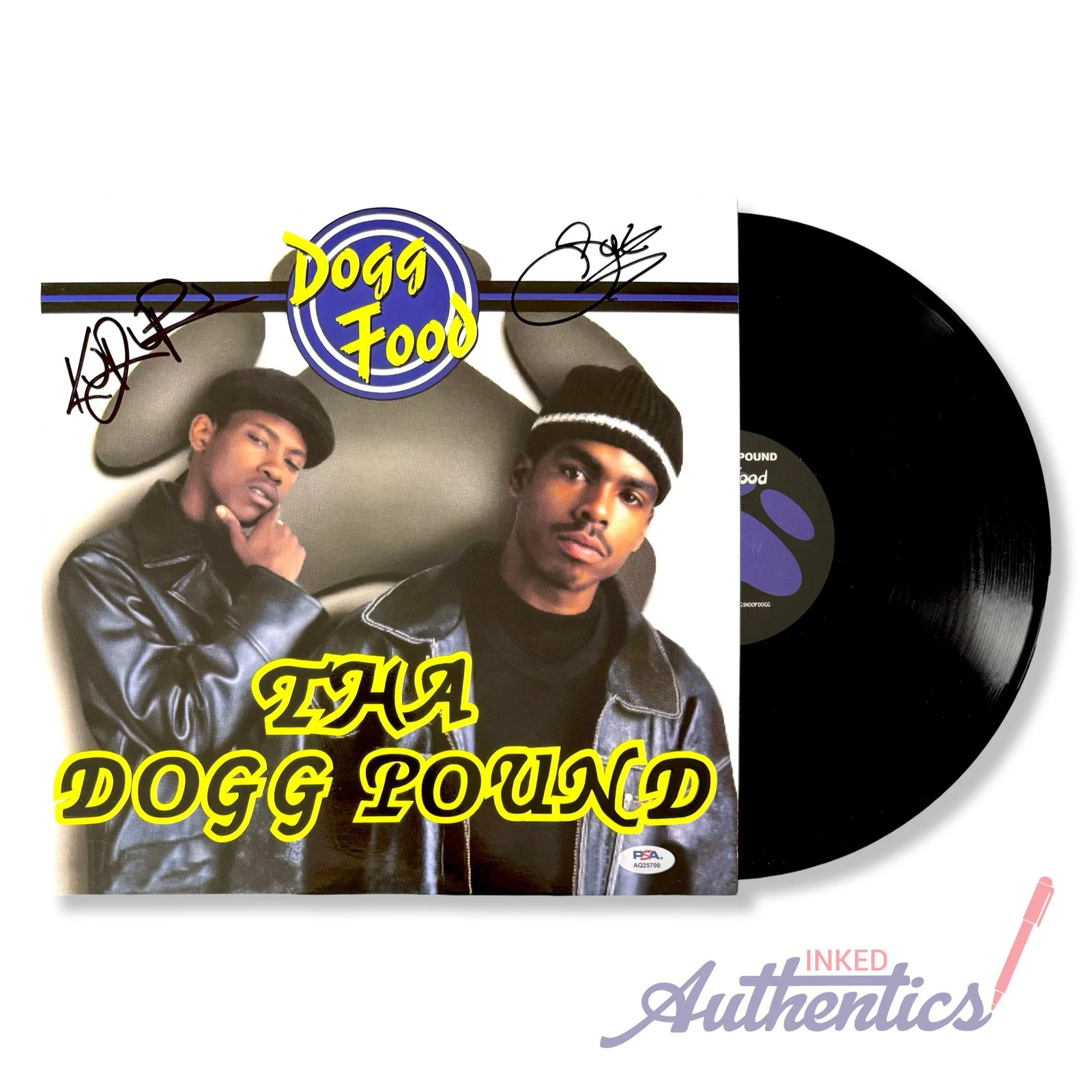 Tha Dogg Pound Signed Autographed Vinyl LP “Dogg Food” PSA/DNA Authenticated