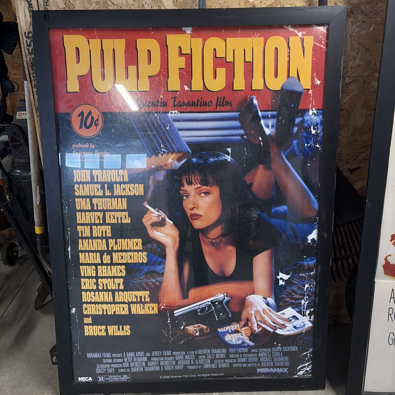 Pulp Fiction 1994 Original Theatrical One Sheet Movie Poster 54 1/2 X 39” Huge
