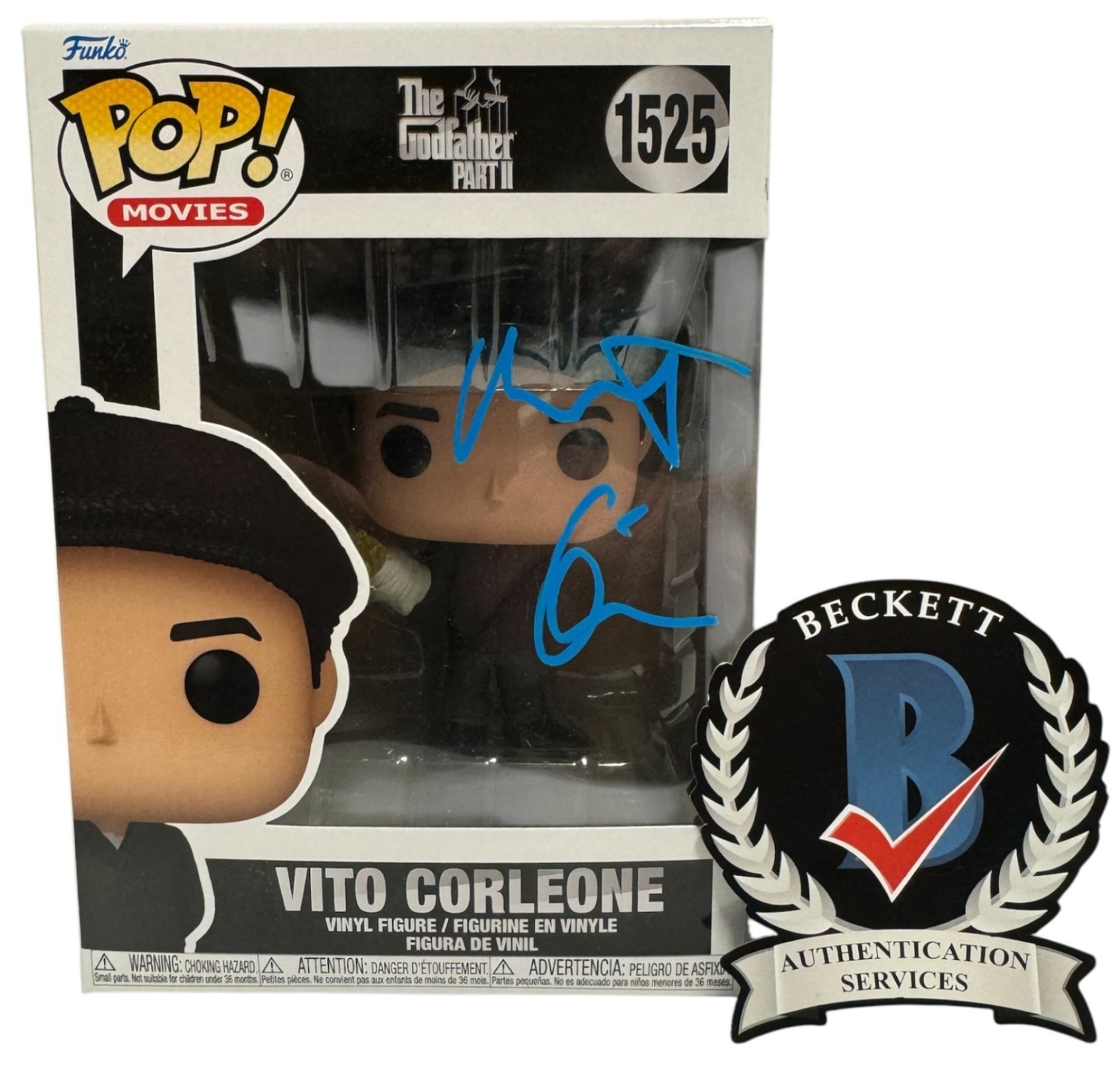 Robert De Niro Signed Autograph The Godfather Part II 1525 Funko Pop Beckett BAS