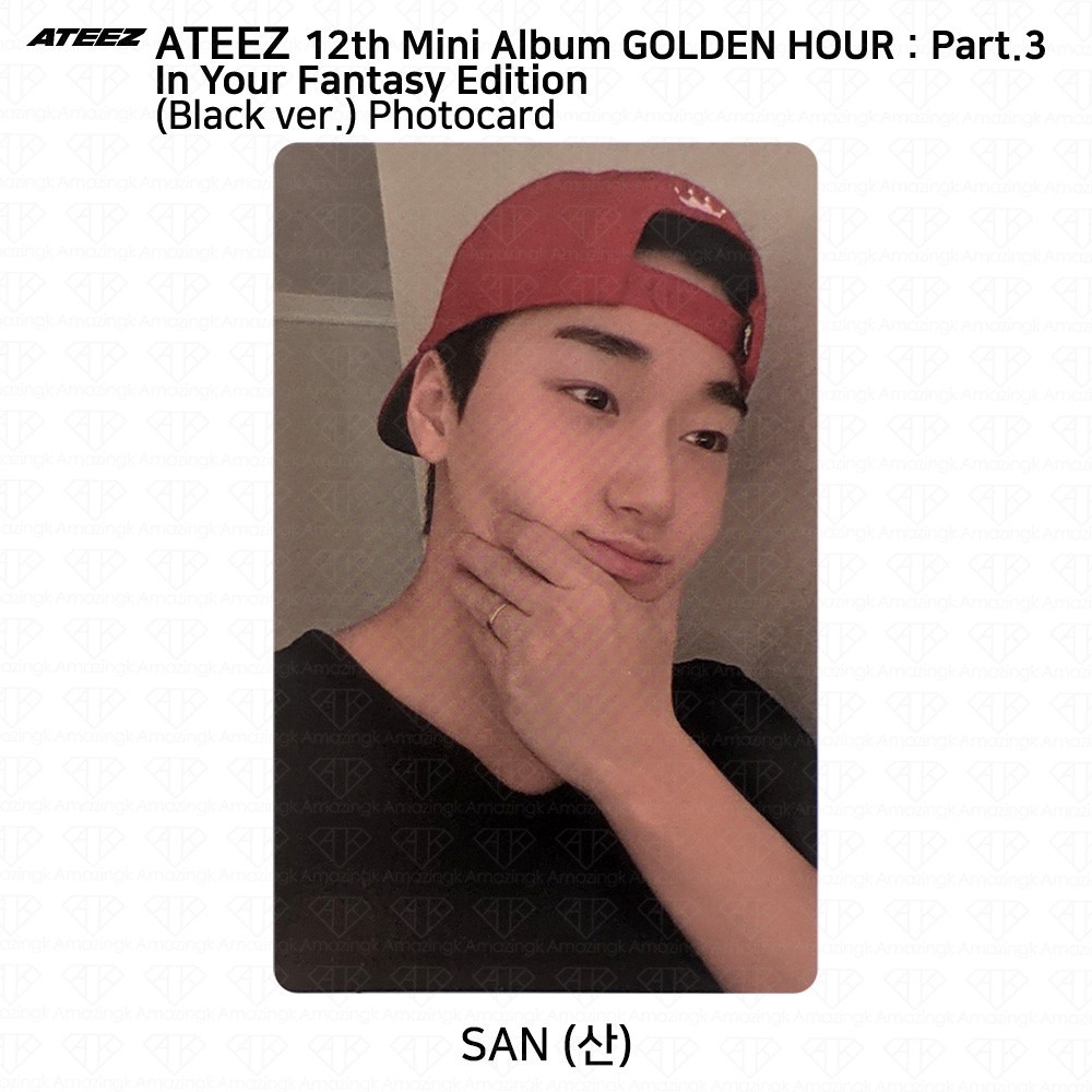 ATEEZ Golden Hour Part.3 In Your Fantasy Edition Official Photocard QR Card