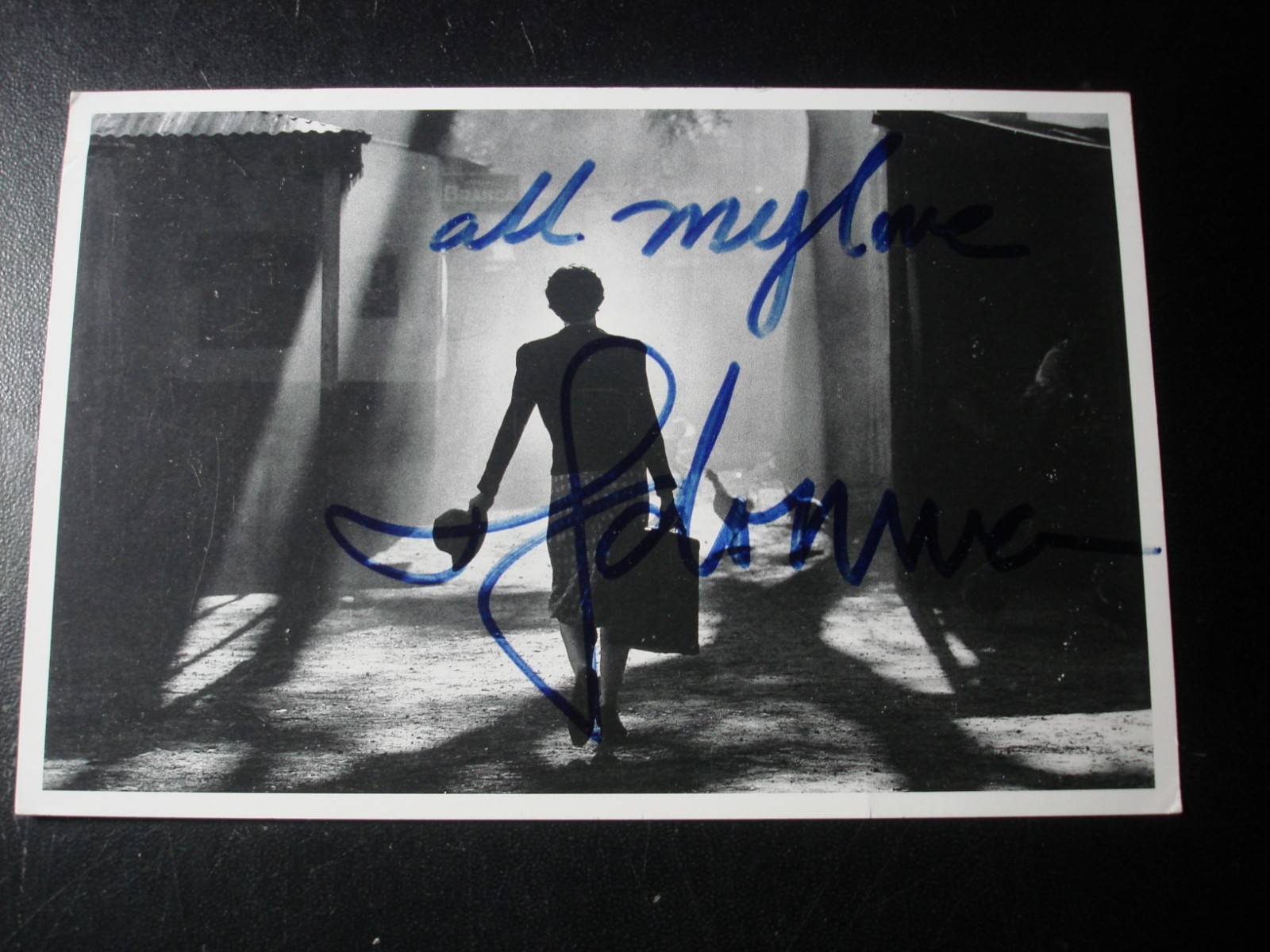 SIGNED AUTOGRAPHED MADONNA EVITA PROMOTIONAL POSTCARD