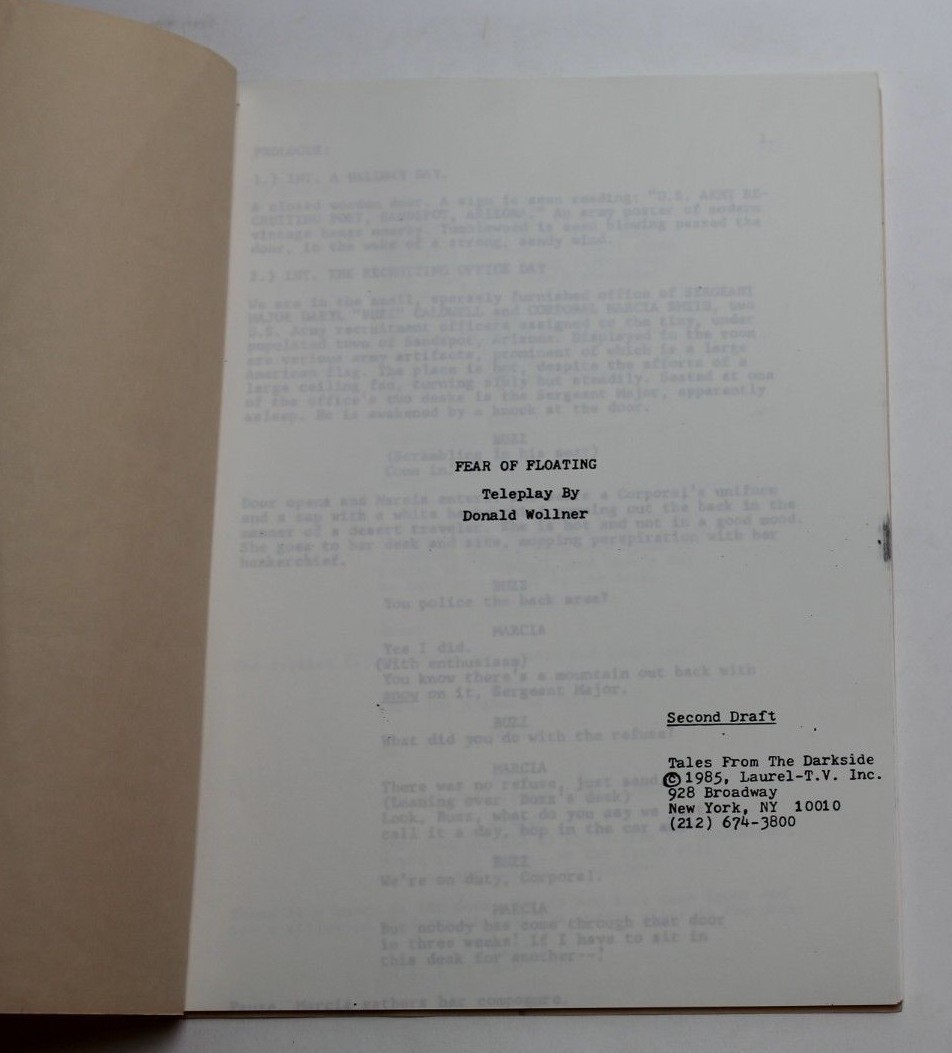 TALES FROM THE DARKSIDE / 1985 Original Season 2 TV Show Script 2x Agency Drafts