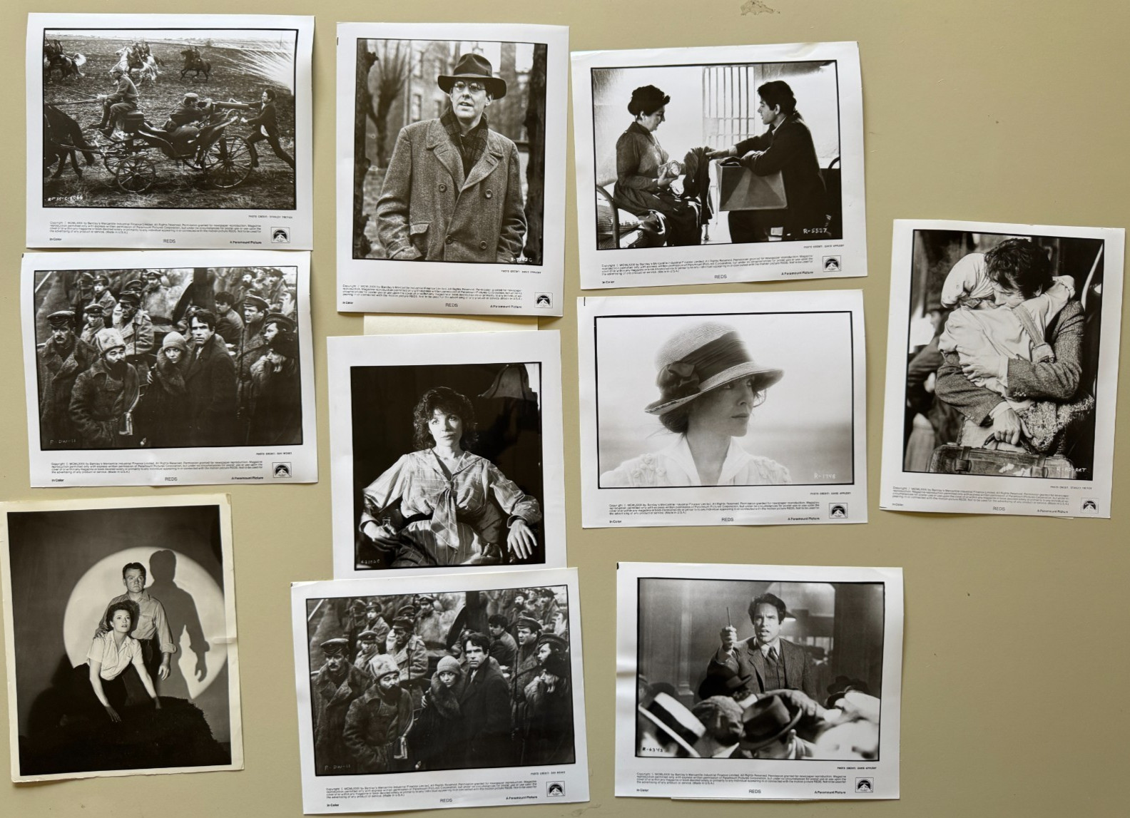 Reds 1981 Rare Original Studio Celebrity Photos