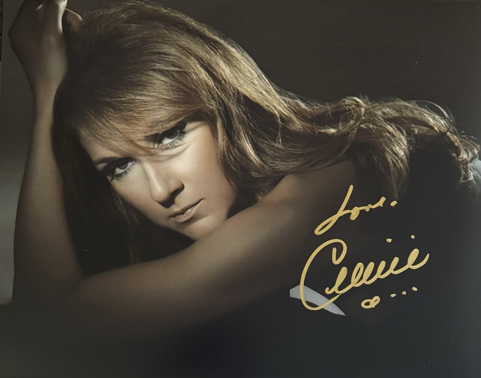 Celine Dion Signed Autographed 8×10 Photo Sexy