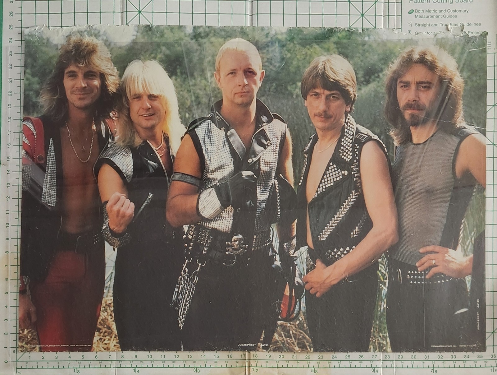 Poster 1984 Judas Priest original vintage England Import super rare OUTSIDE