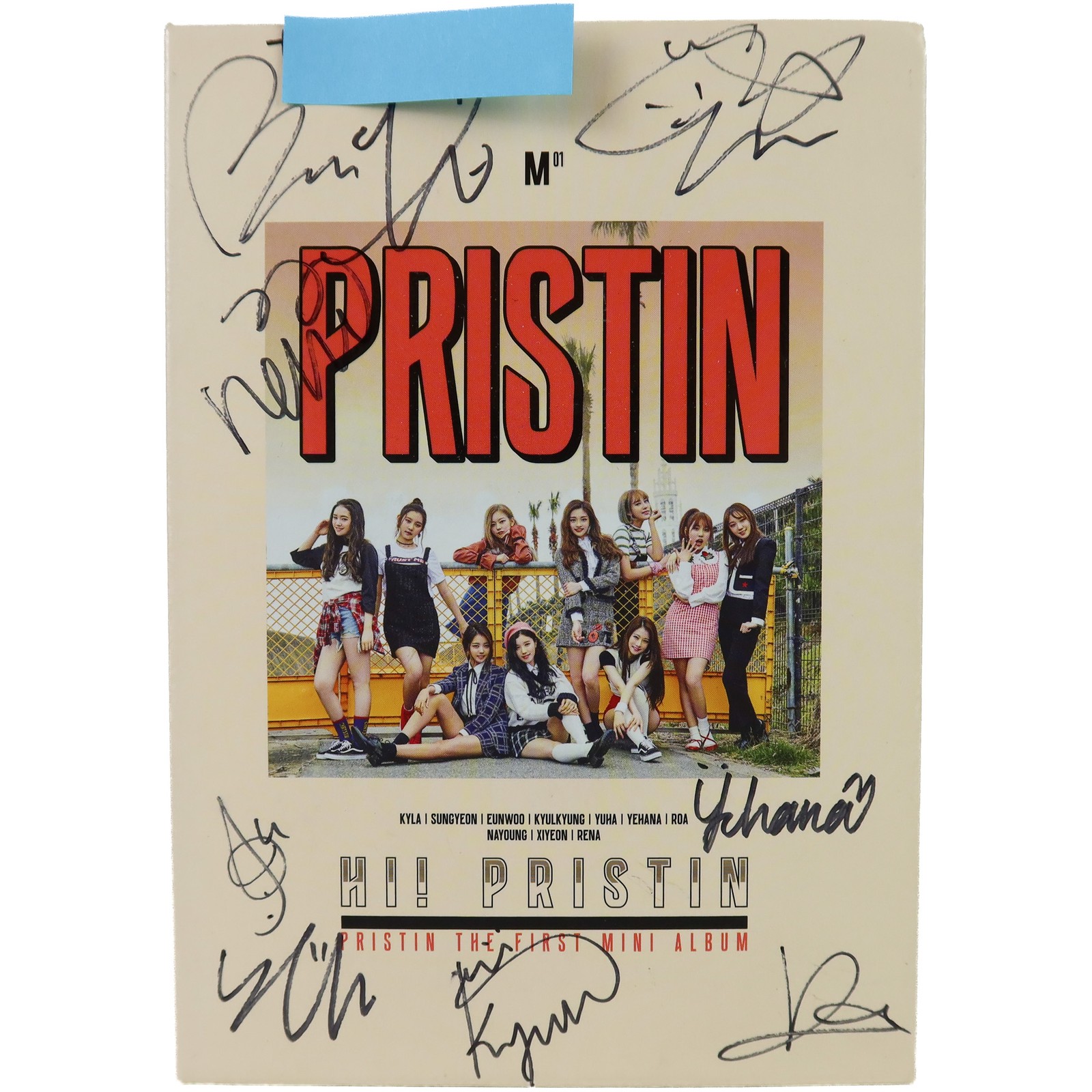 Pristin – Hi! Pristin [Prismatic Ver.] 1st Mini Album Signed + Message CD 2017