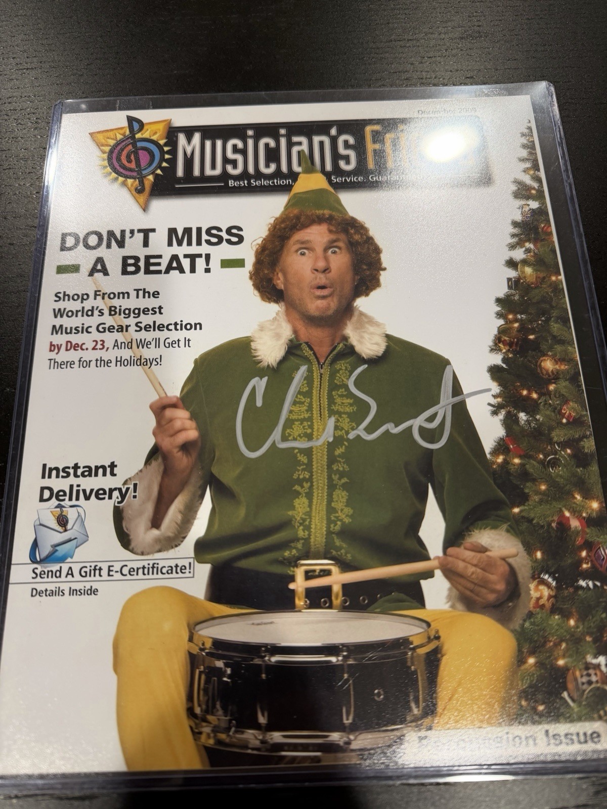 Chad Smith – Signed 8×10 – Buddy the Elf – Red Hot Chili Peppers drummer