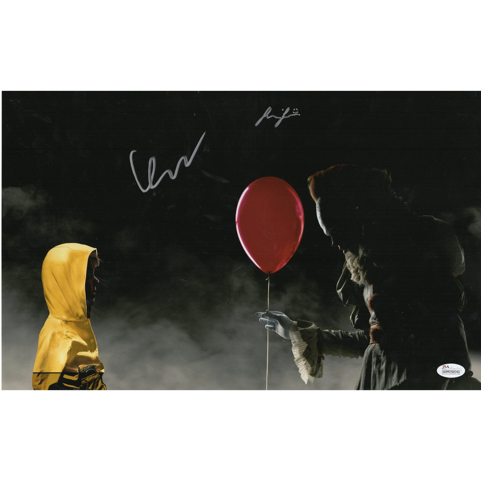 Finn Wolfhard and Sophia Lillis Autograph IT 11X17 Photo Signed JSA COA