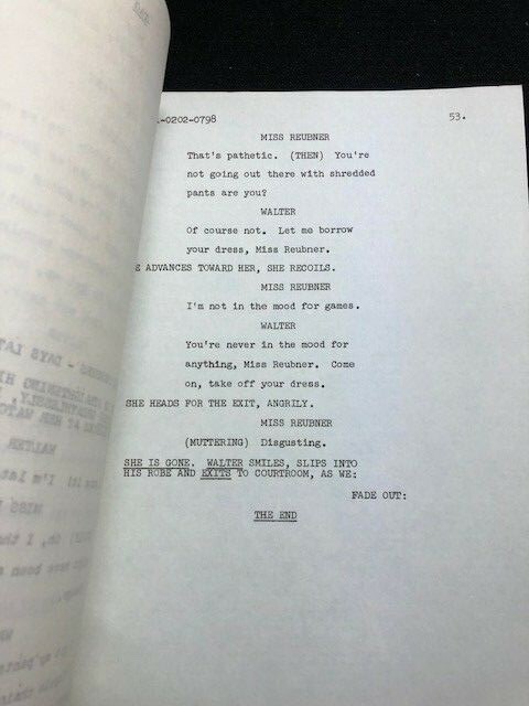 TONY RANDALL PILOT MTM TV SCRIPT