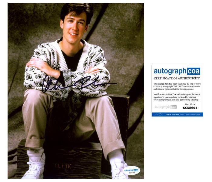 Alan Ruck “Ferris Bueller’s Day Off” AUTOGRAPH Signed Cameron 8×10 Photo E ACOA