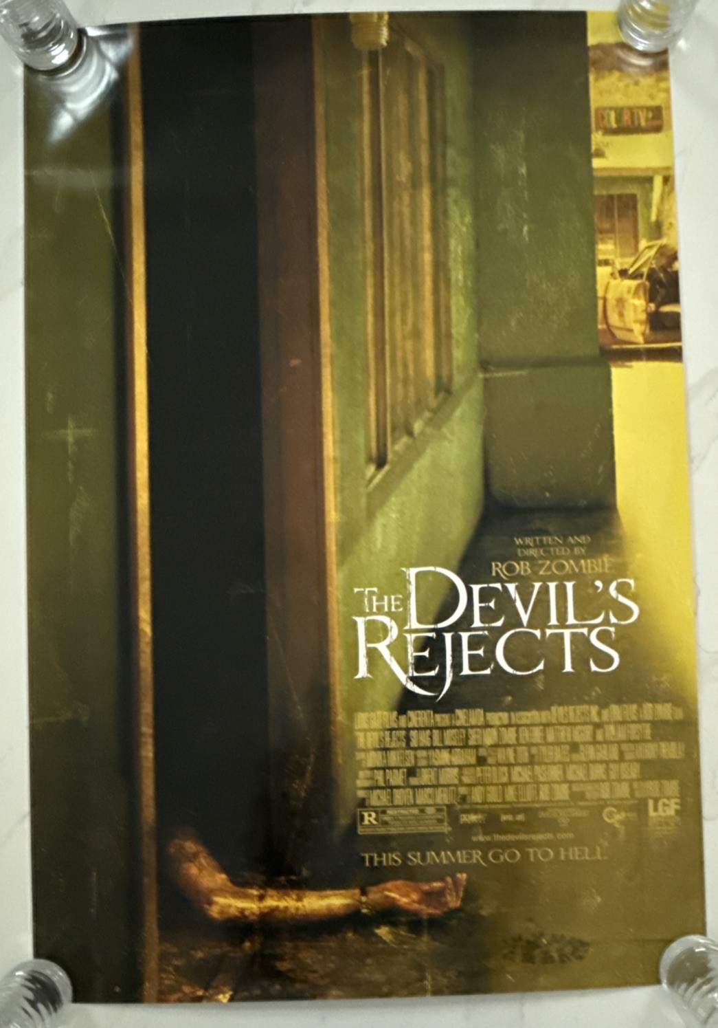 ROB ZOMBIE THE DEVIL’S REJECTS Authentic Movie Poster DS 27×40 Excellent!!