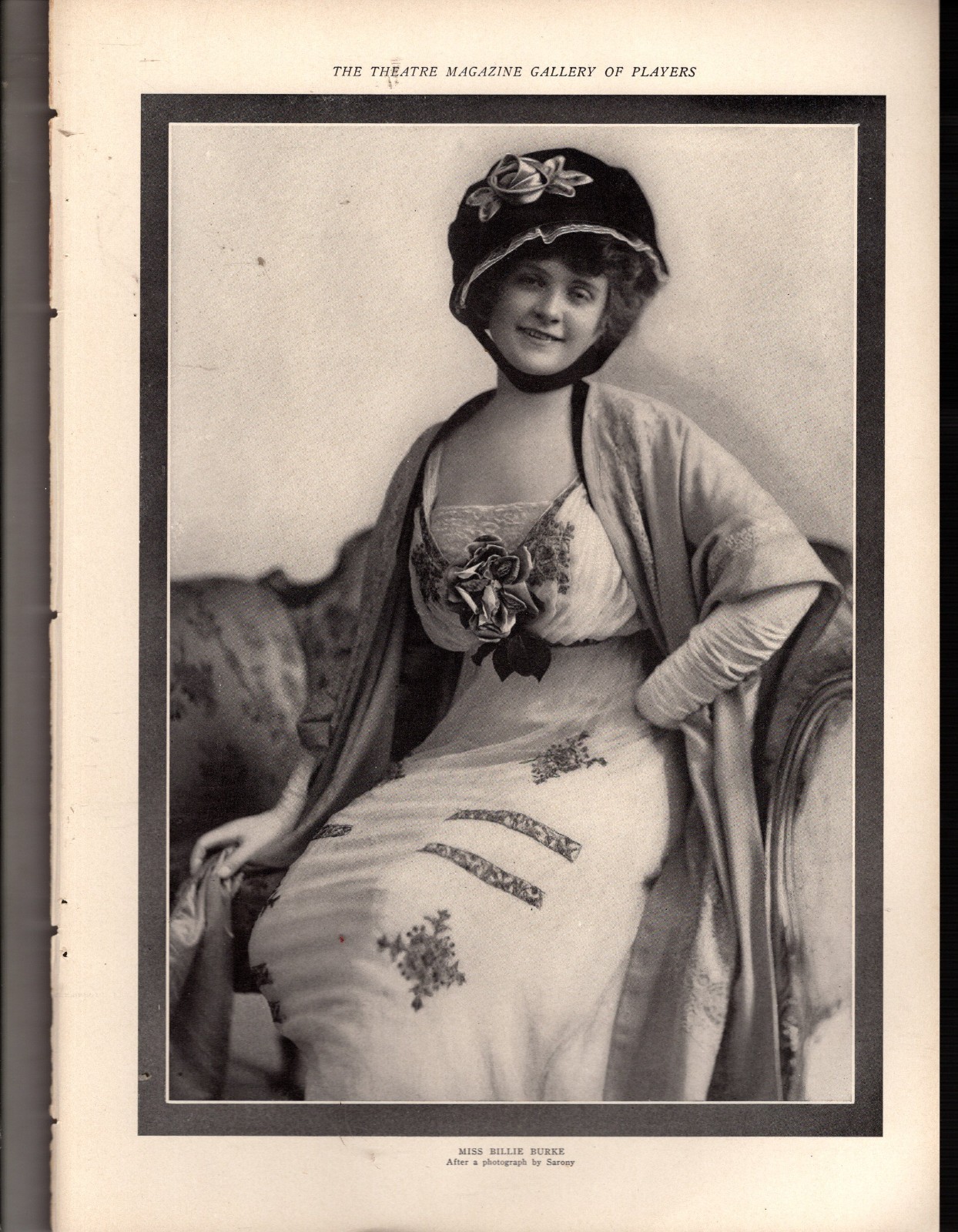 1909 Theatre – Billie Burke – original print only