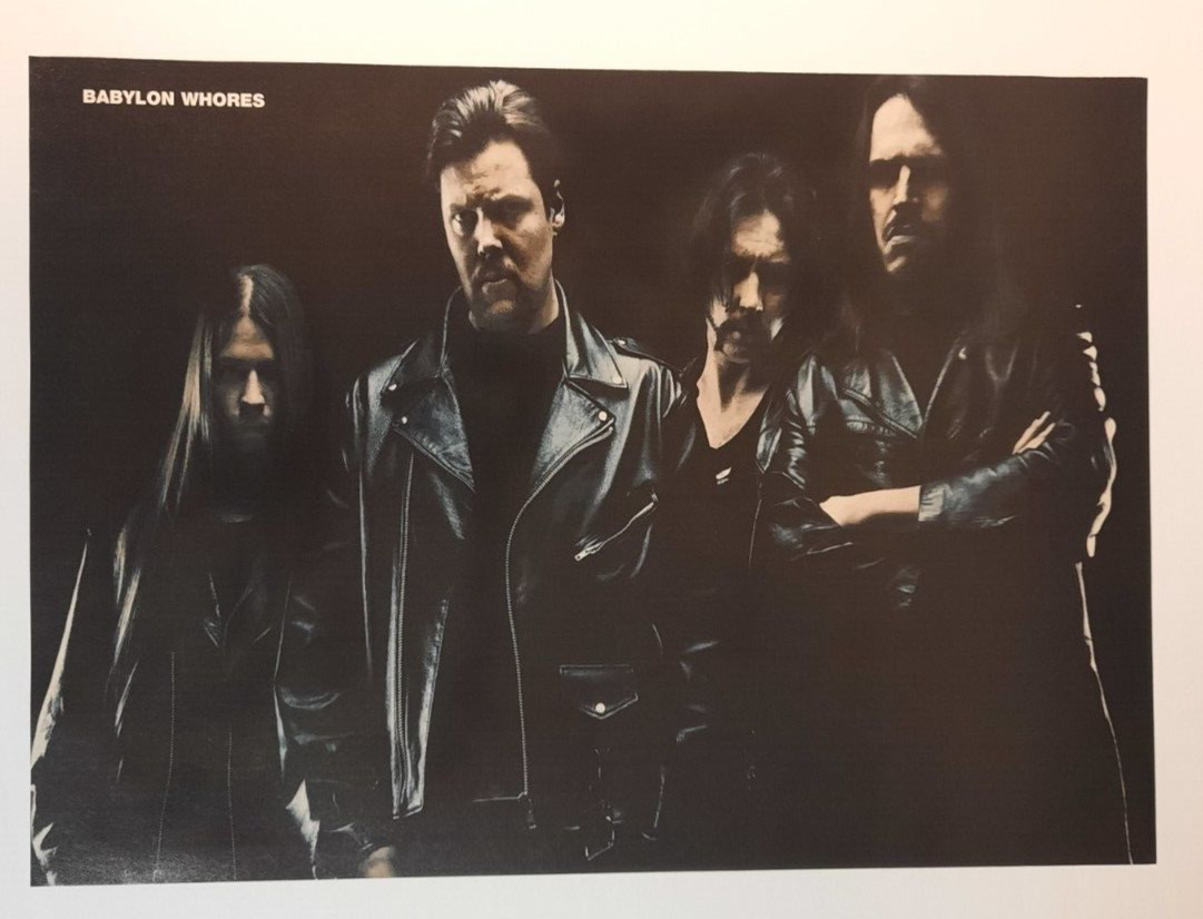 BABYLON WHORES ~ Finnish Gothic Metal early 2000’s pic ~ Magazine Page PINUP