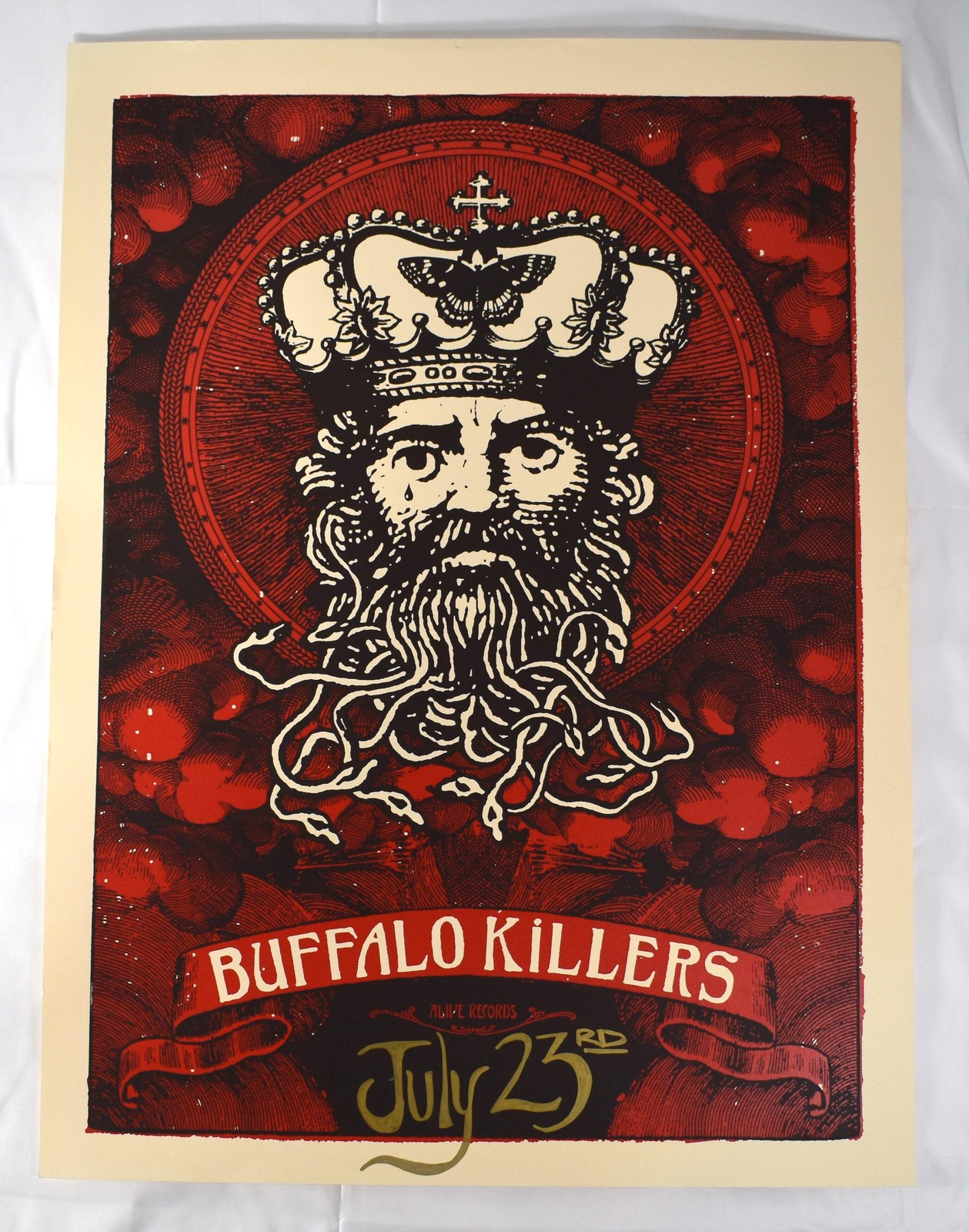 Buffalo Killers Limited Edition Hand Finished Poster, Amy Jo & Tooth 2007