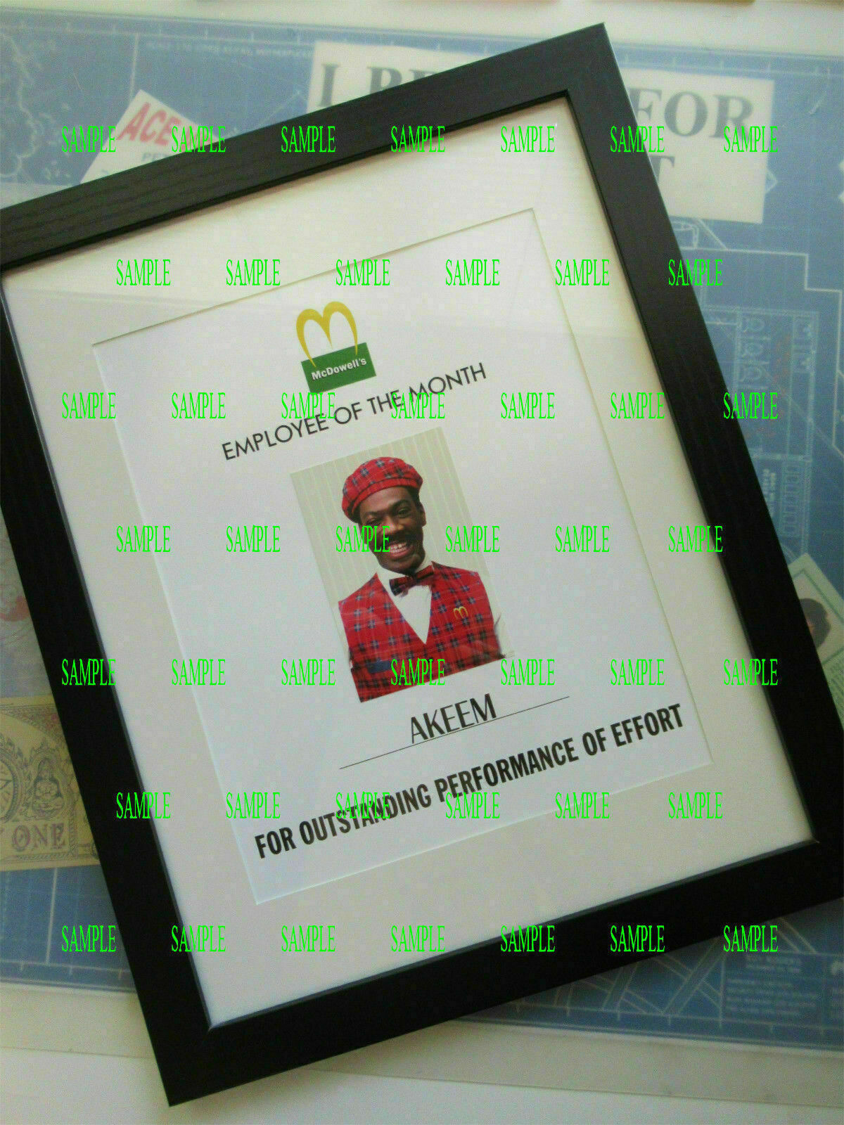Coming to America – Akeem Employee Poster – Eddie Murphy –