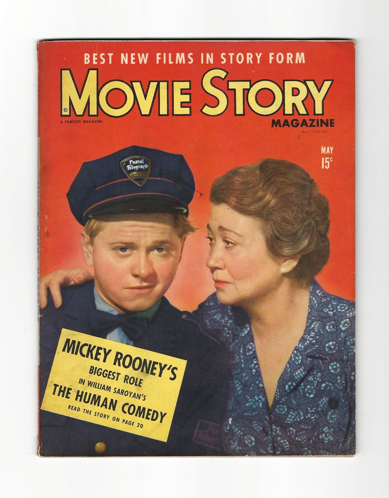 RARE VINTAGE MOVIE STORY – “HUMAN COMEDY” – 1943 – ZOMBIE, WHITE SAVAGE