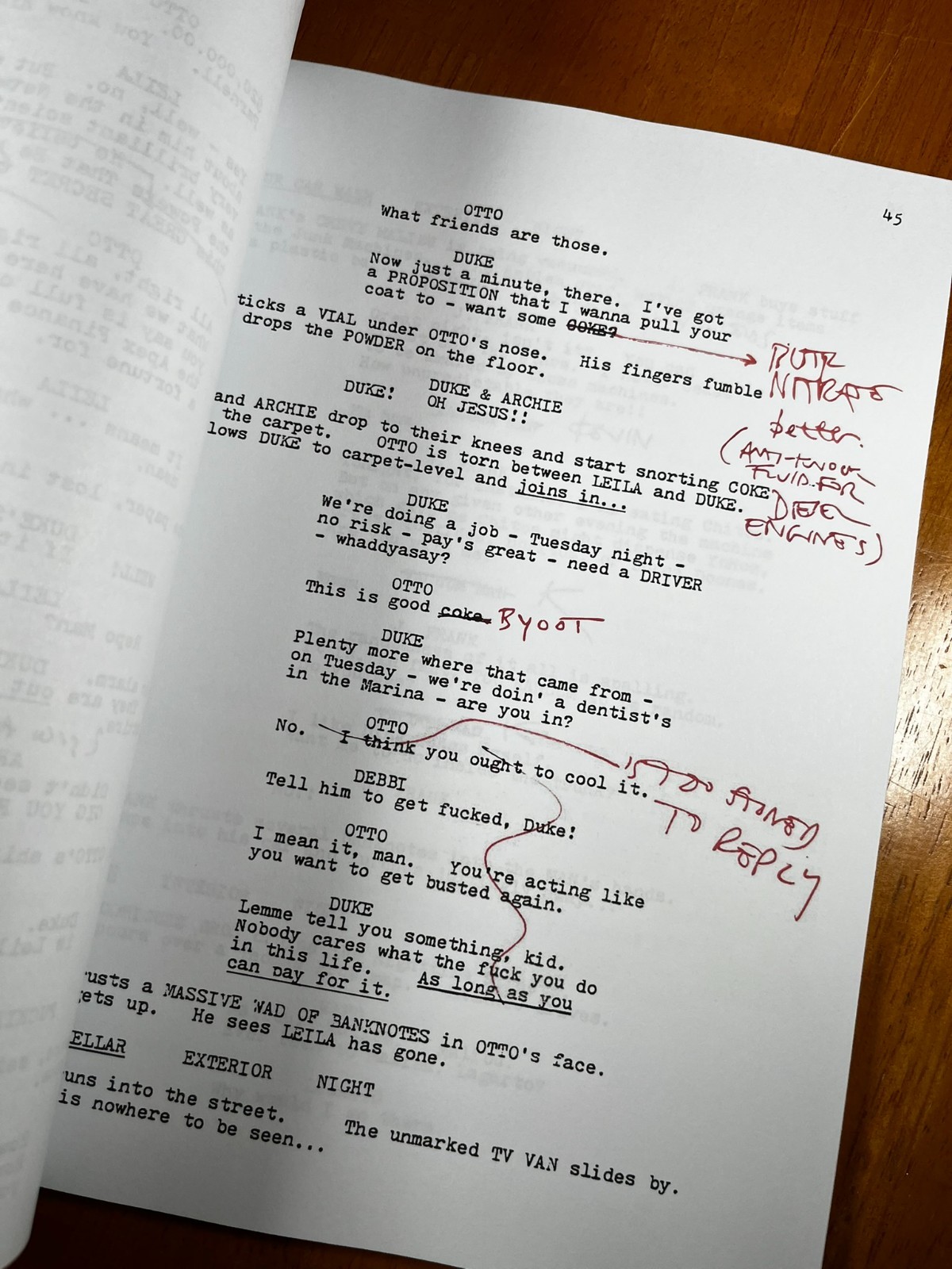 Repo Man Script Signed- Autograph Reprints- Emilio Estevez
