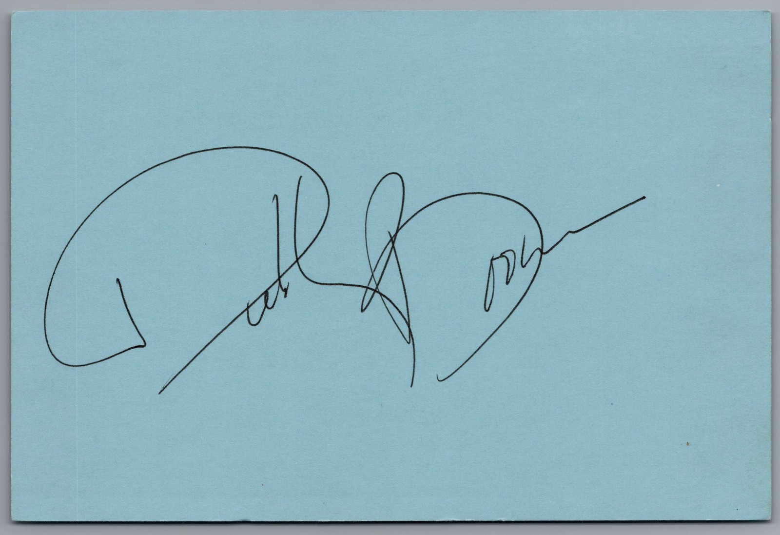 Debby Boone Signed 4×6 Index Card Autographed