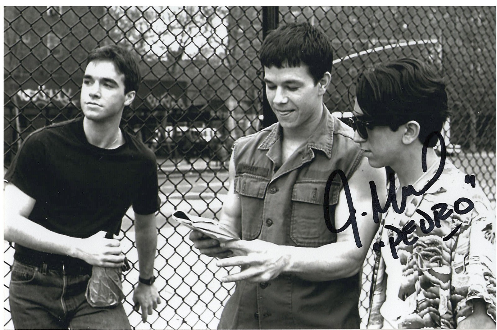 JAMES MADIO PEDRO THE BASKETBALL DIARIES RARE SIGNED PHOTO