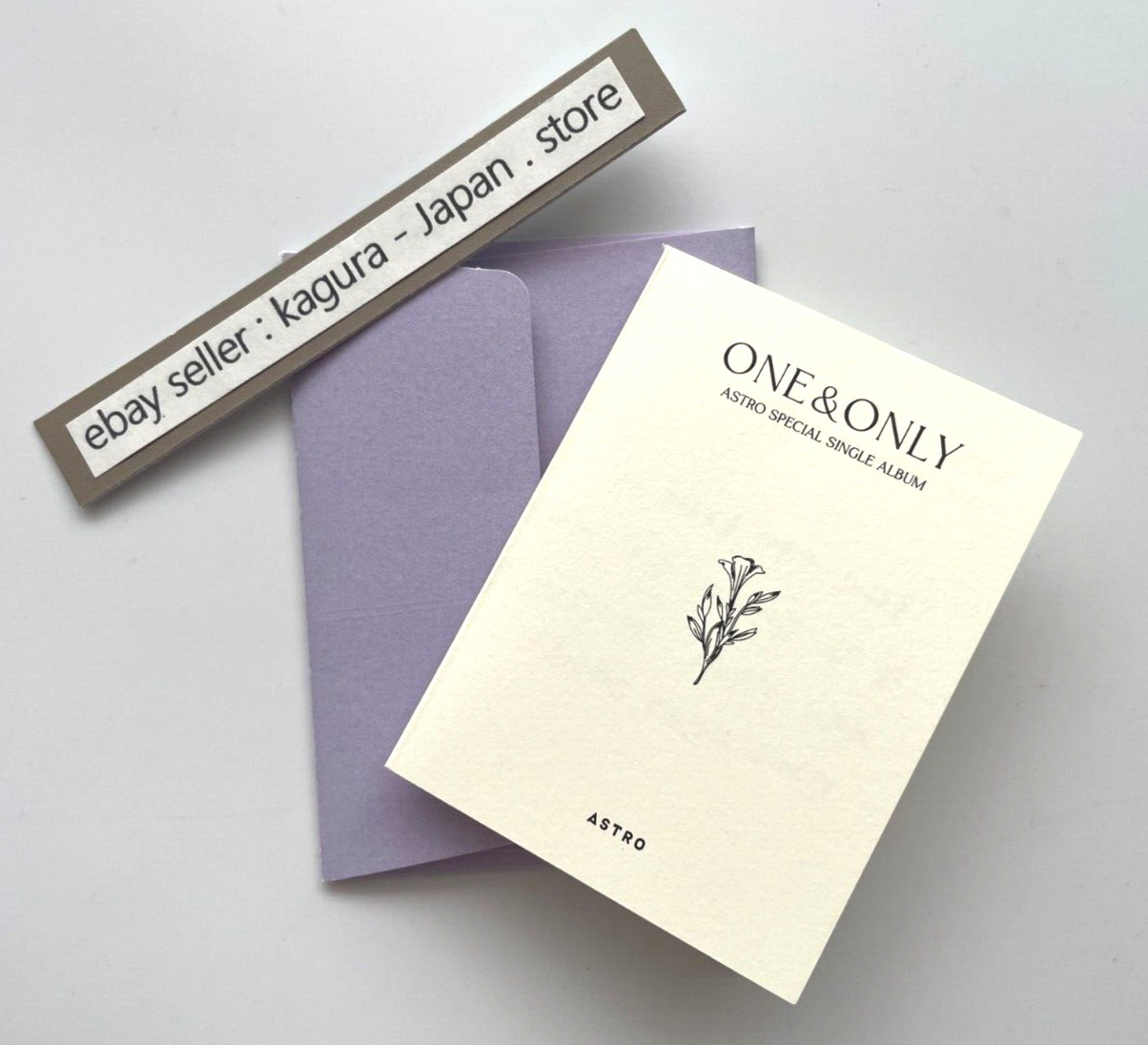 ASTRO MOONBIN MOON BIN ONE&ONLY Album CD Photocard Message card Set