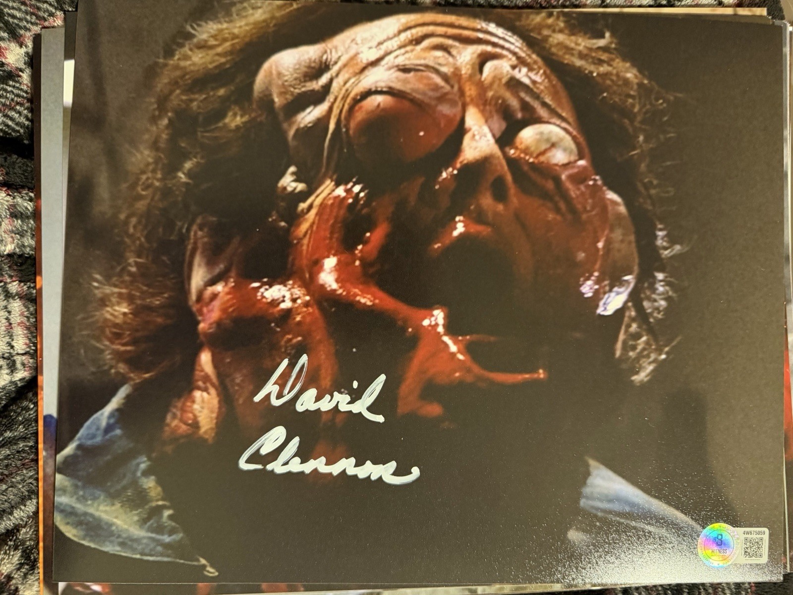 Beckett certified BAS signed photo David Clennon THE THING 8×10 John Carpenter