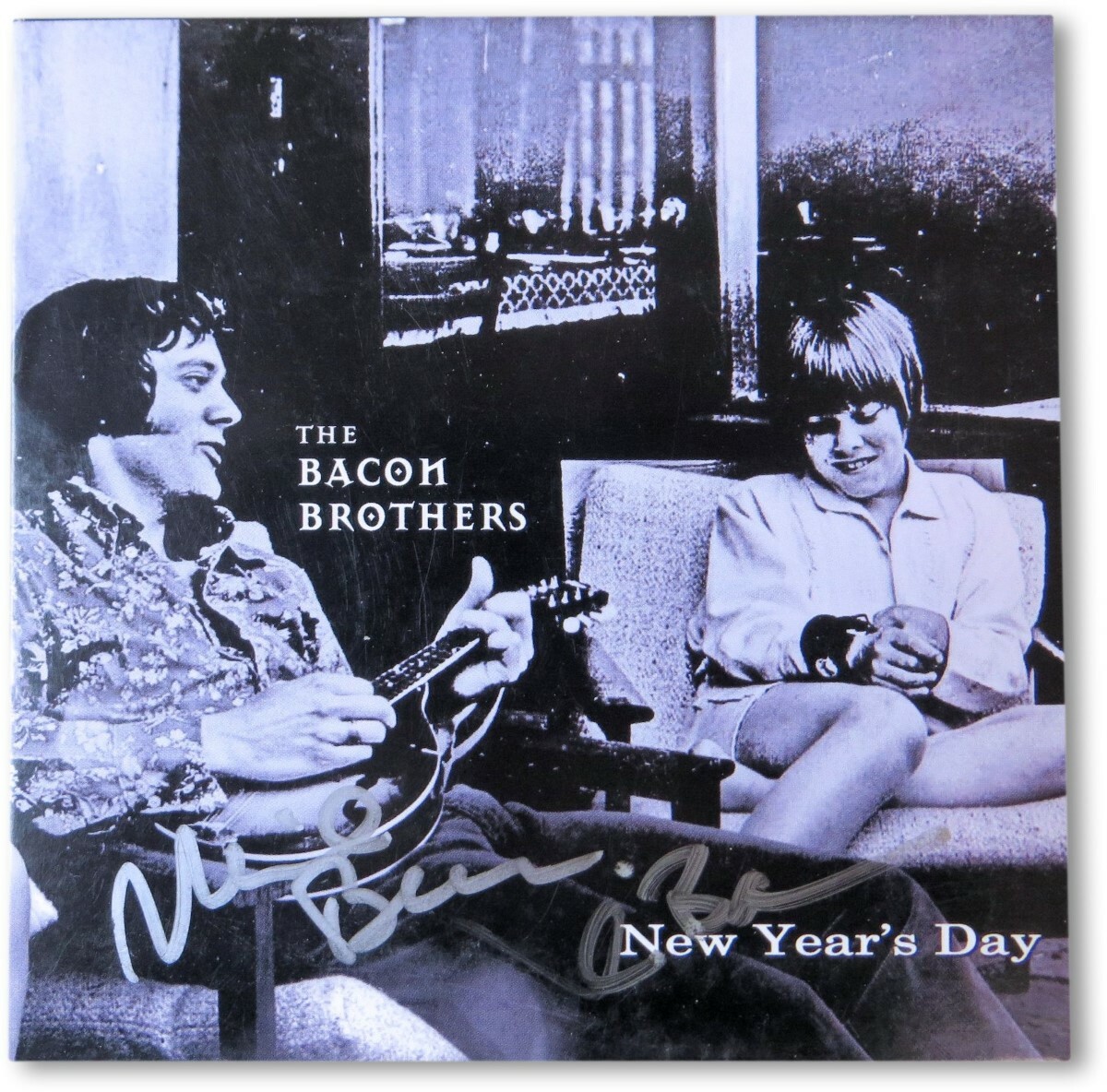 The Bacon Brothers Signed Autographed CD Cover Kevin and Michael JSA HH60840