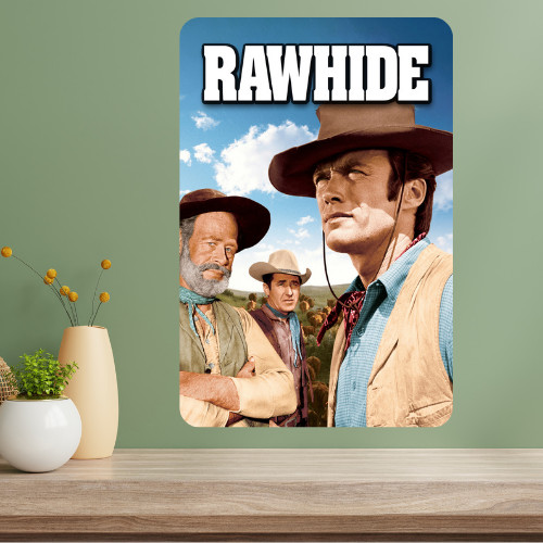 Rawhide Classic TV Show Metal Poster Sign