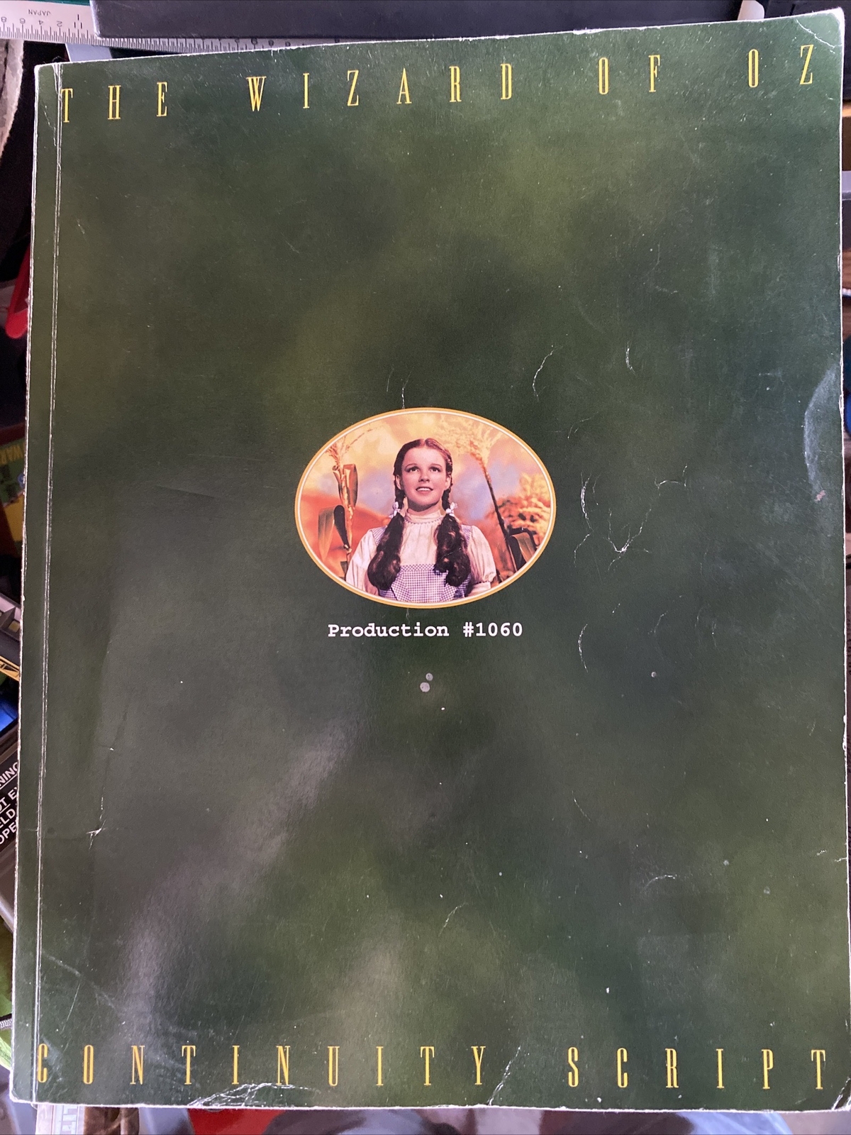 The Wizard Of Oz Continuity Script Production #1060 Turner Entertainment MGM-UA