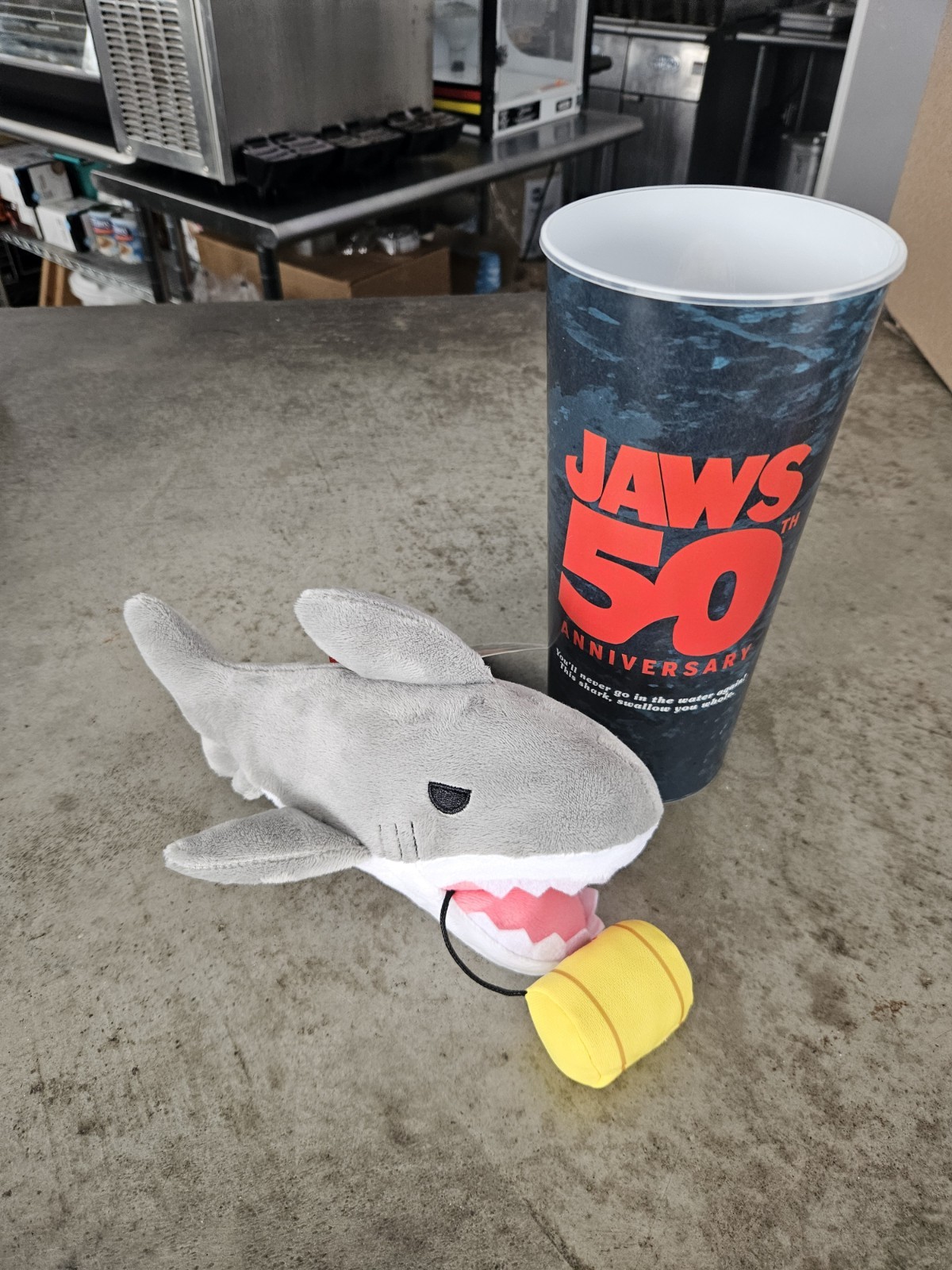 Jaws 50th Anniversary Cup And Plush – Ready To Ship From USA!