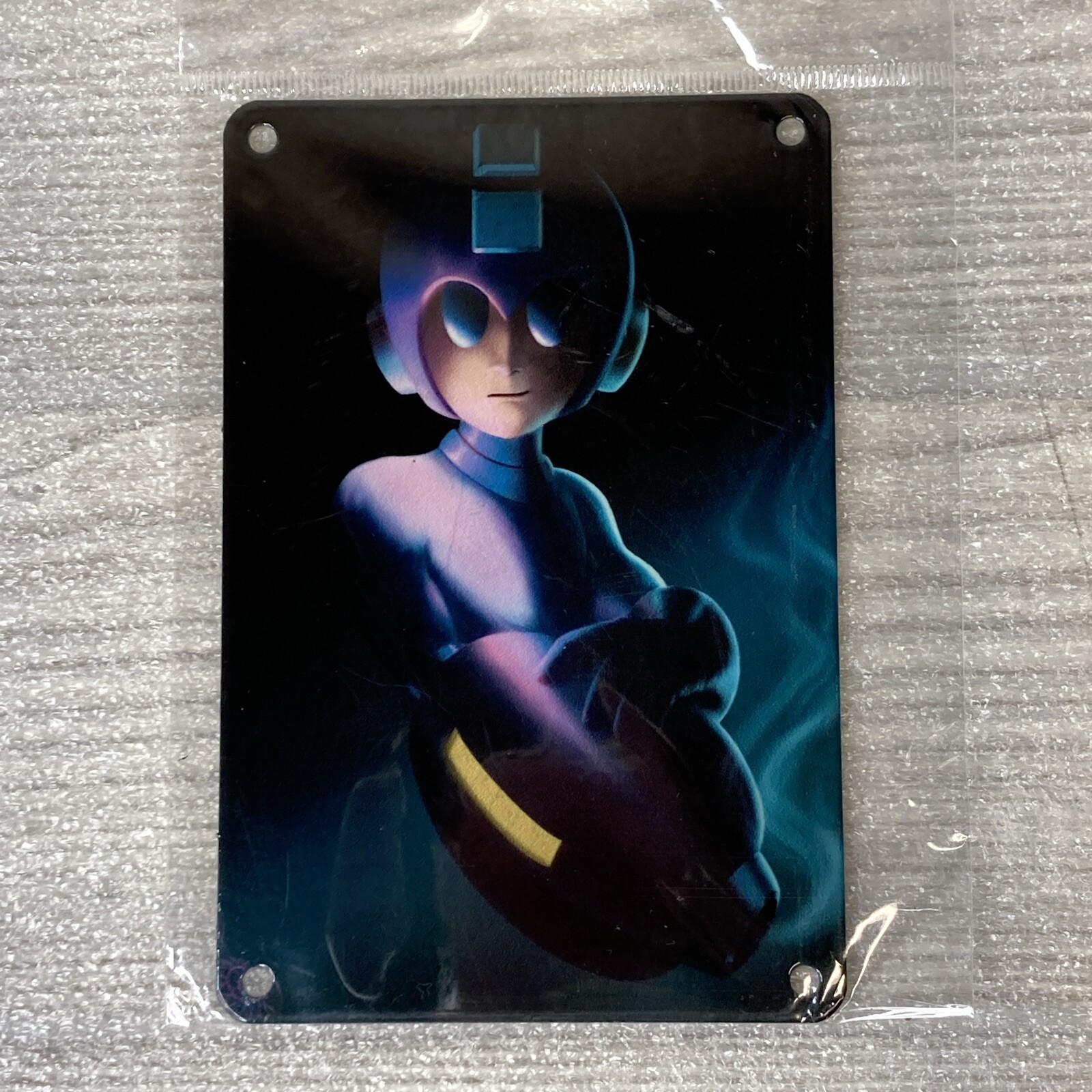 Mega Man Collectible Metal Art Print 6”x4” Zobie Anime Exclusive, New
