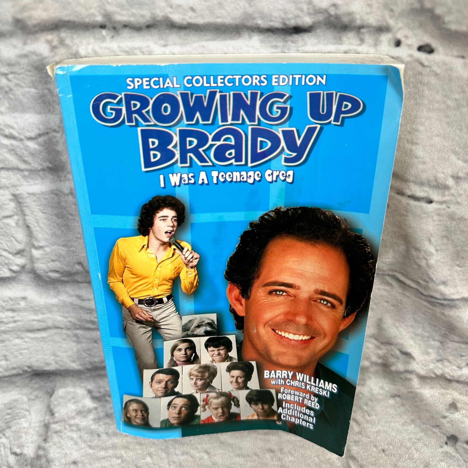 Autographed Growing Up Brady Book By Barry Williams I Was A Teenage Greg Signed