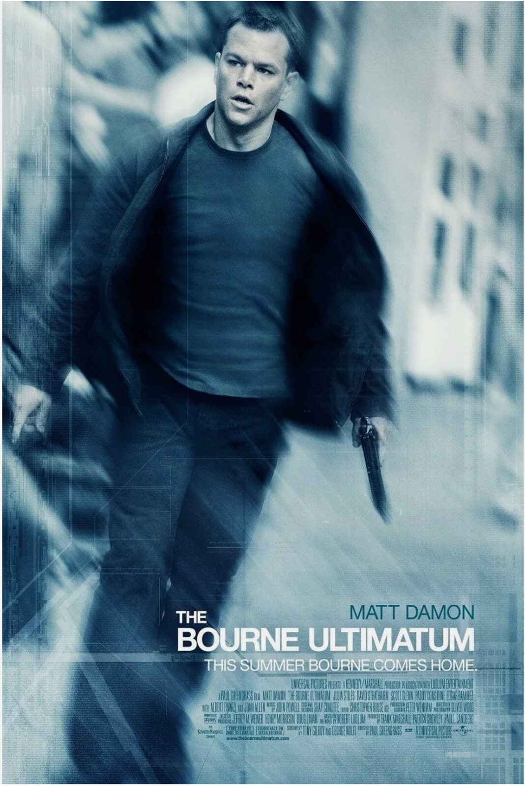 The Bourne Ultimatum Promo movie poster 11×17 Matt Damon