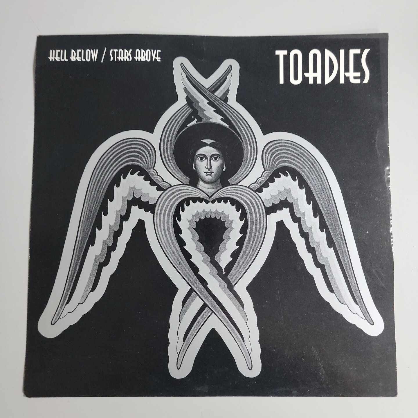 TOADIES HELL BELOW/STARS ABOVE POSTER 2-SIDED FLAT SQUARE 2001 PROMO 12X12