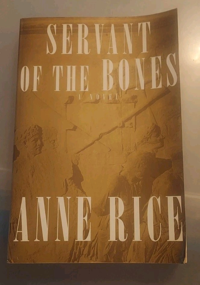 1996 Servant of the Bones by Anne Rice With Signed Bookplate Paperback