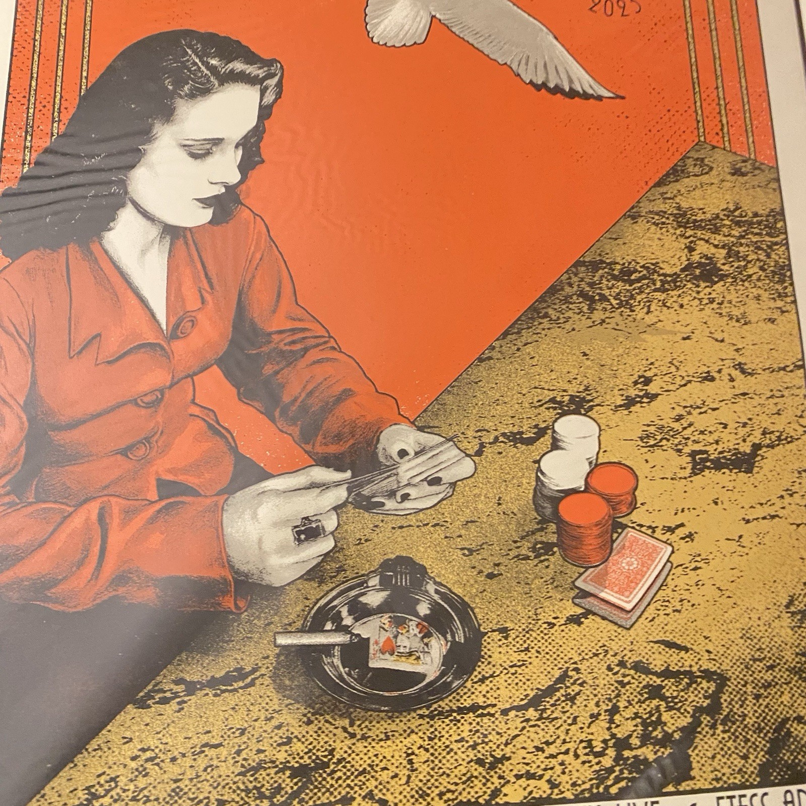 BILLY STRINGS Poster Hard Rock Casino Atlantic City 2/16/23 Friendly Artic N/1