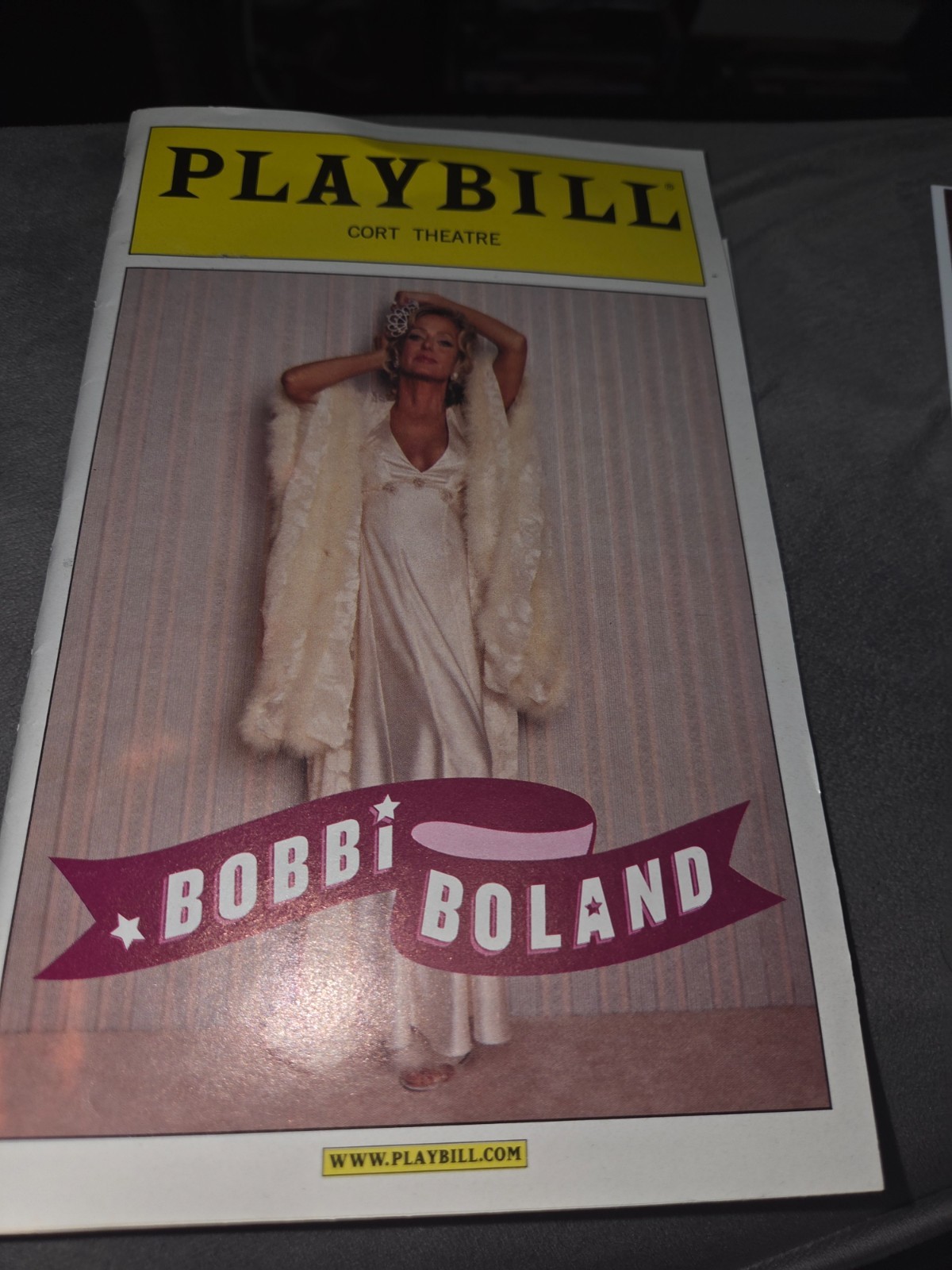 Farrah Fawcett in Bobbi Boland Playbill with Extras from 2003! Rare!