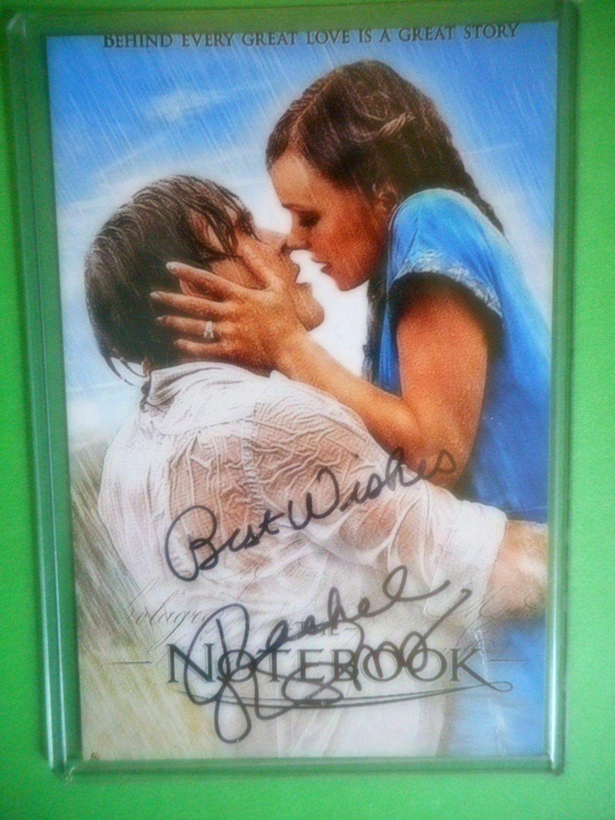 Rachel McAdams signed NOTE BOOK Pretty 4×6 Photo W/COA