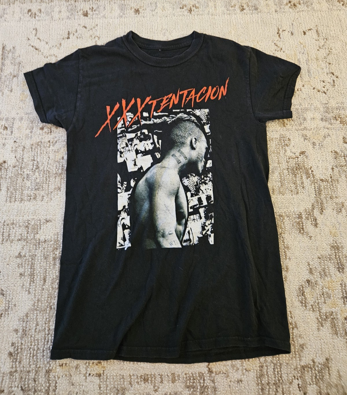 XXXTENTACION Black Graphic T-Shirt Rap & Hip Hop Small