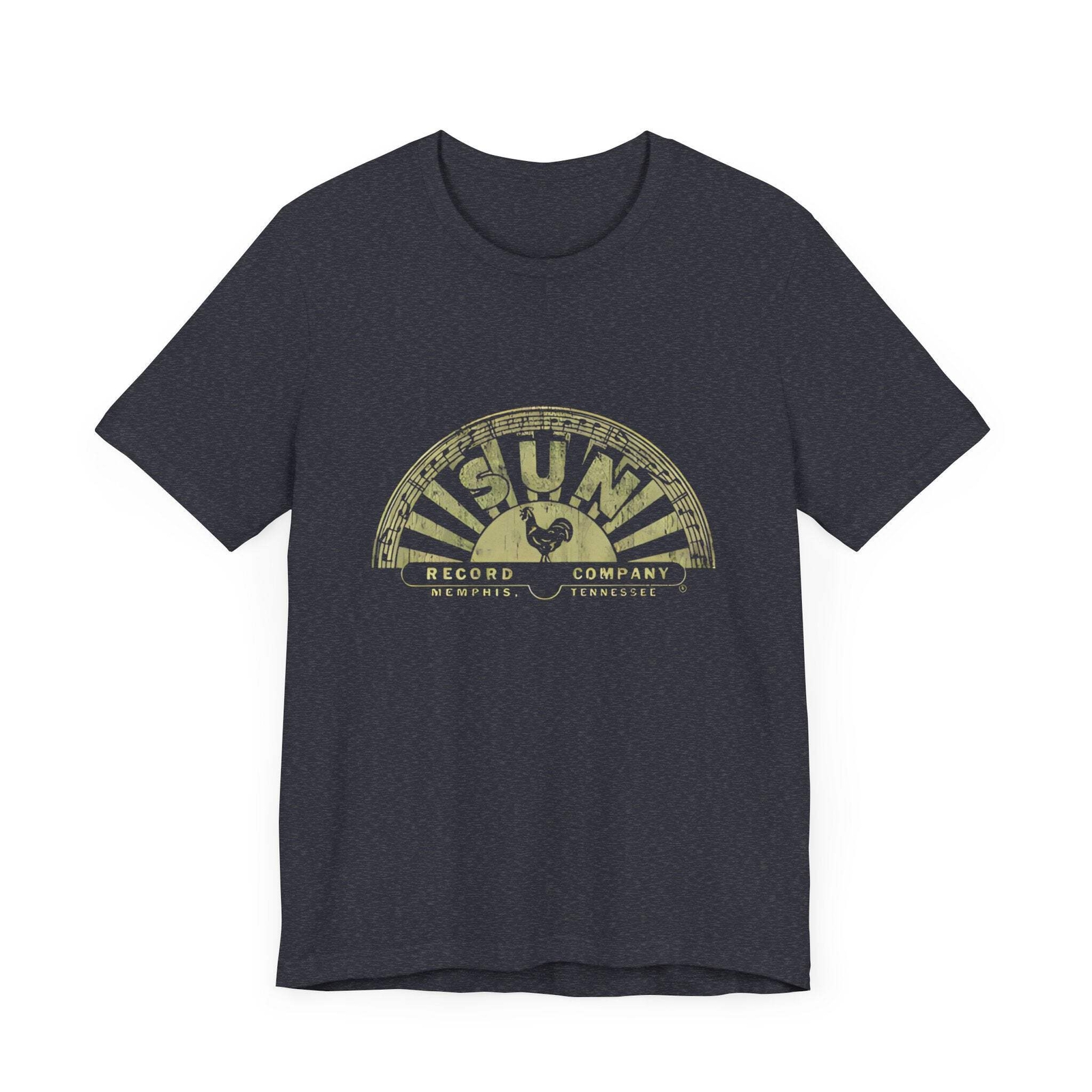Vintage Sun Records Fan Label Logo Unisex Jersey Short Sleeve T-Shirt