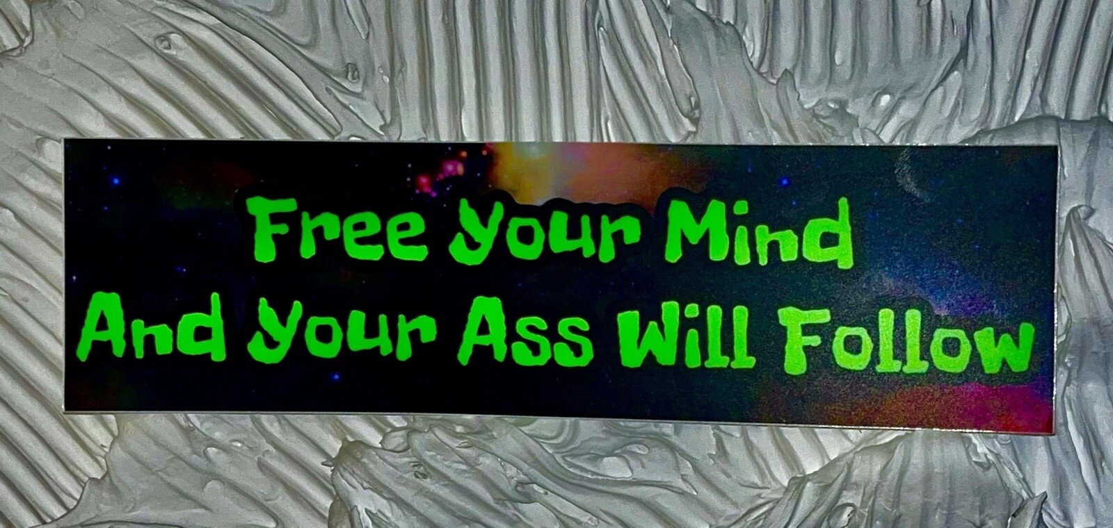 Parliament Funkadelic – Free Your Mind 5″ sticker uv/water resist