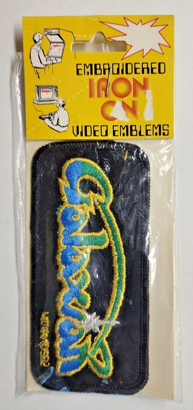1982 Original Galaxian Patch Midway Atari Seal in Package Rare PB11