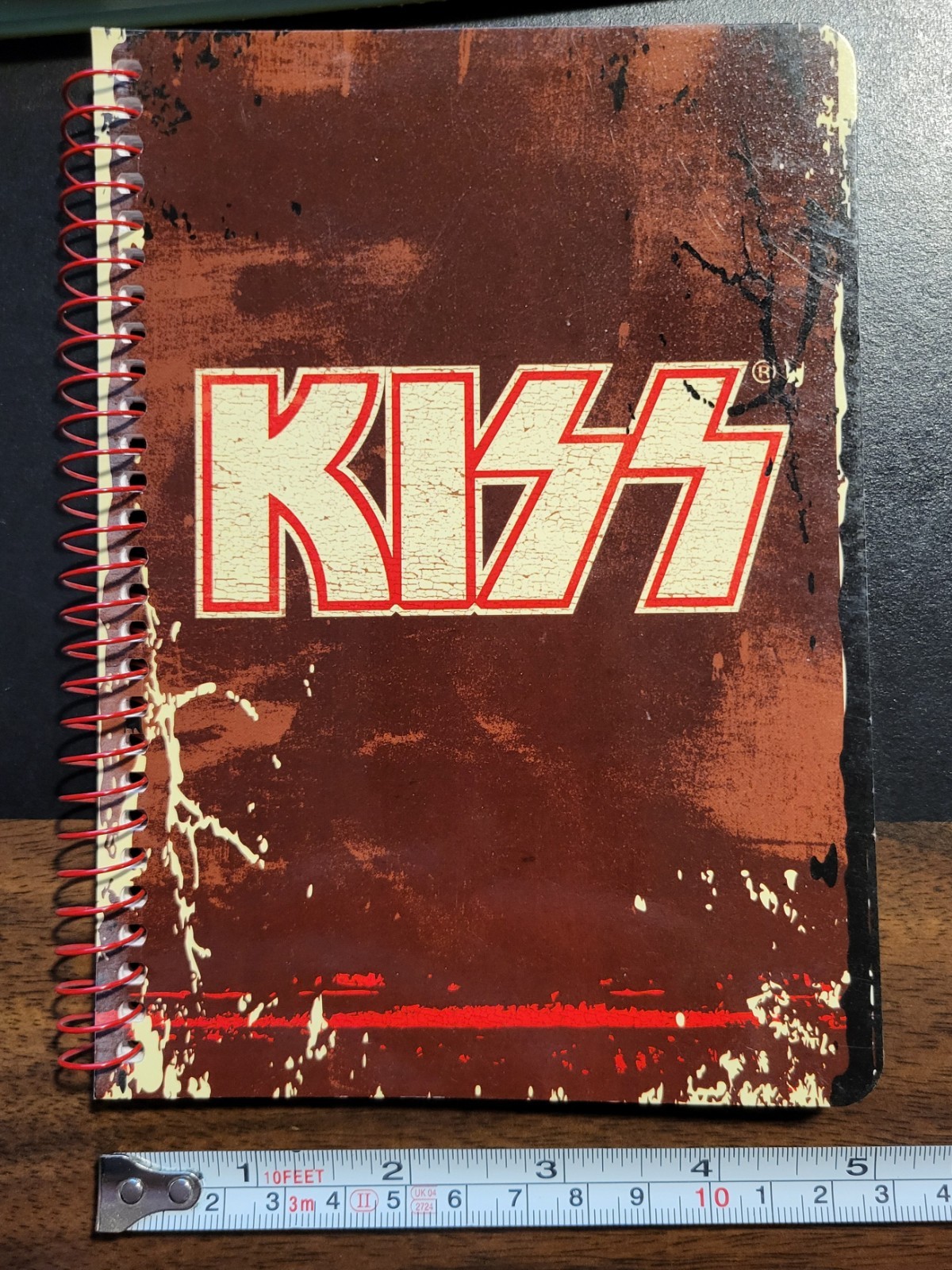 KISS Lot Collectable Items 7×5 Notebook, Sticker sheets, Air Freshener Unused